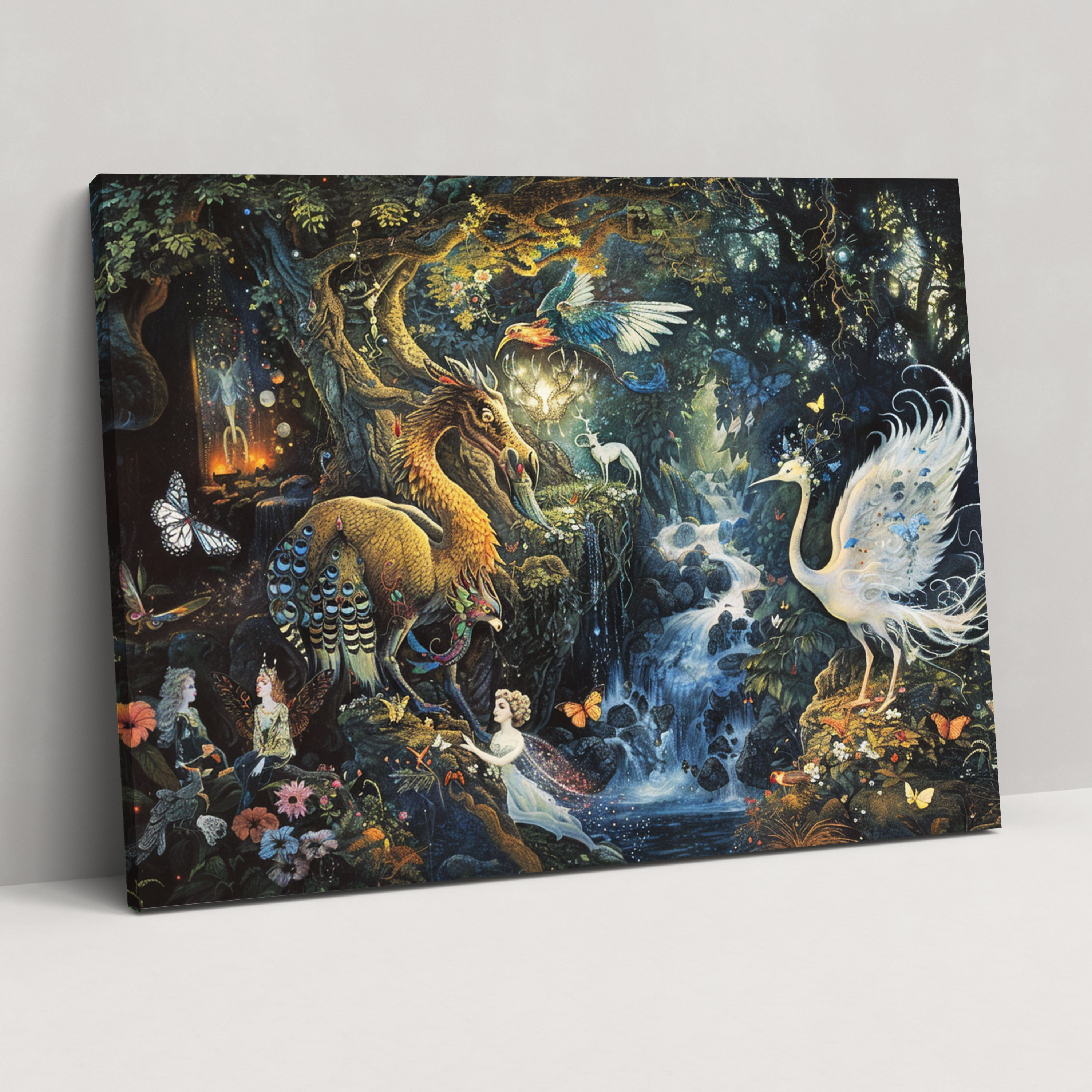 Pre-Raphaelite Brotherhood Fairy Tale Wall Art - Pre-Raphaelite Brotherhood, Pre-Raphaelite Brotherhood, Canvas Wall Art, Wall Art