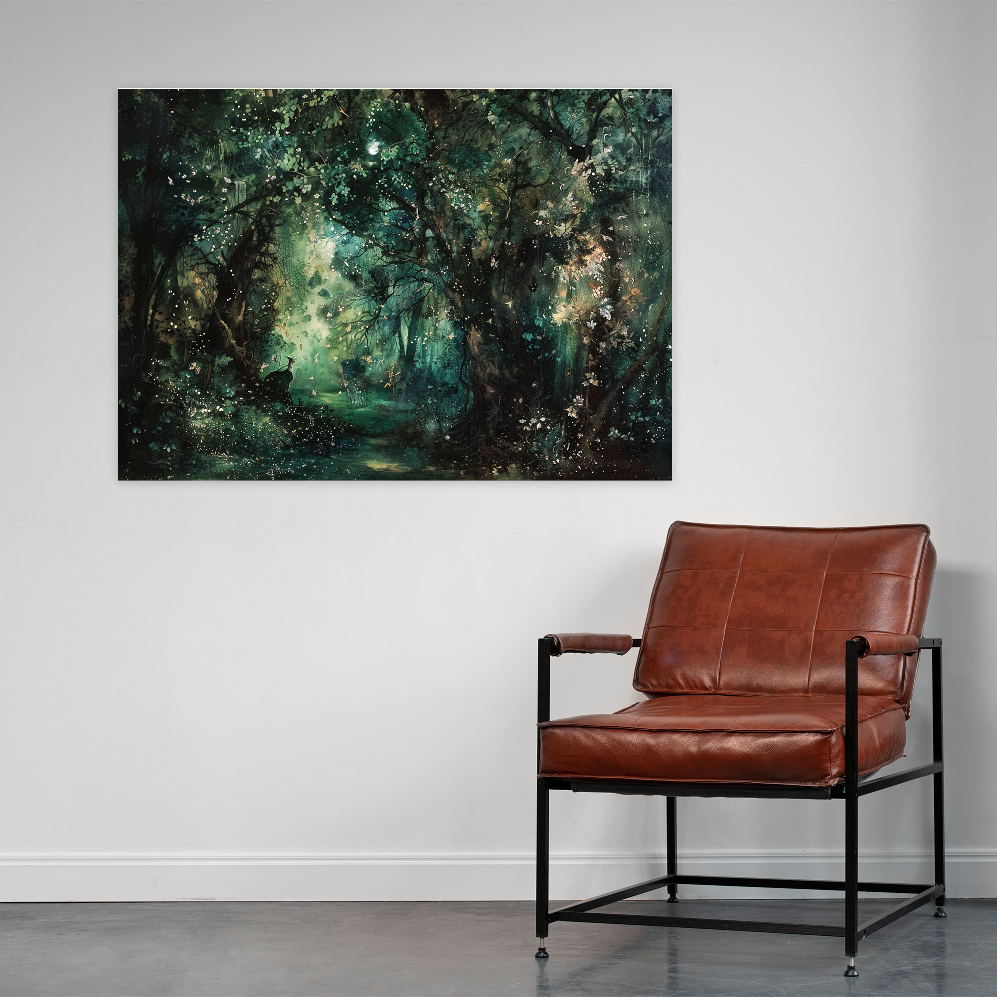 Enchanted Forest Pre-Raphaelite Brotherhood Canvas Print - Pre-Raphaelite Brotherhood, Pre-Raphaelite Brotherhood, Wall Art, Wall Decoration