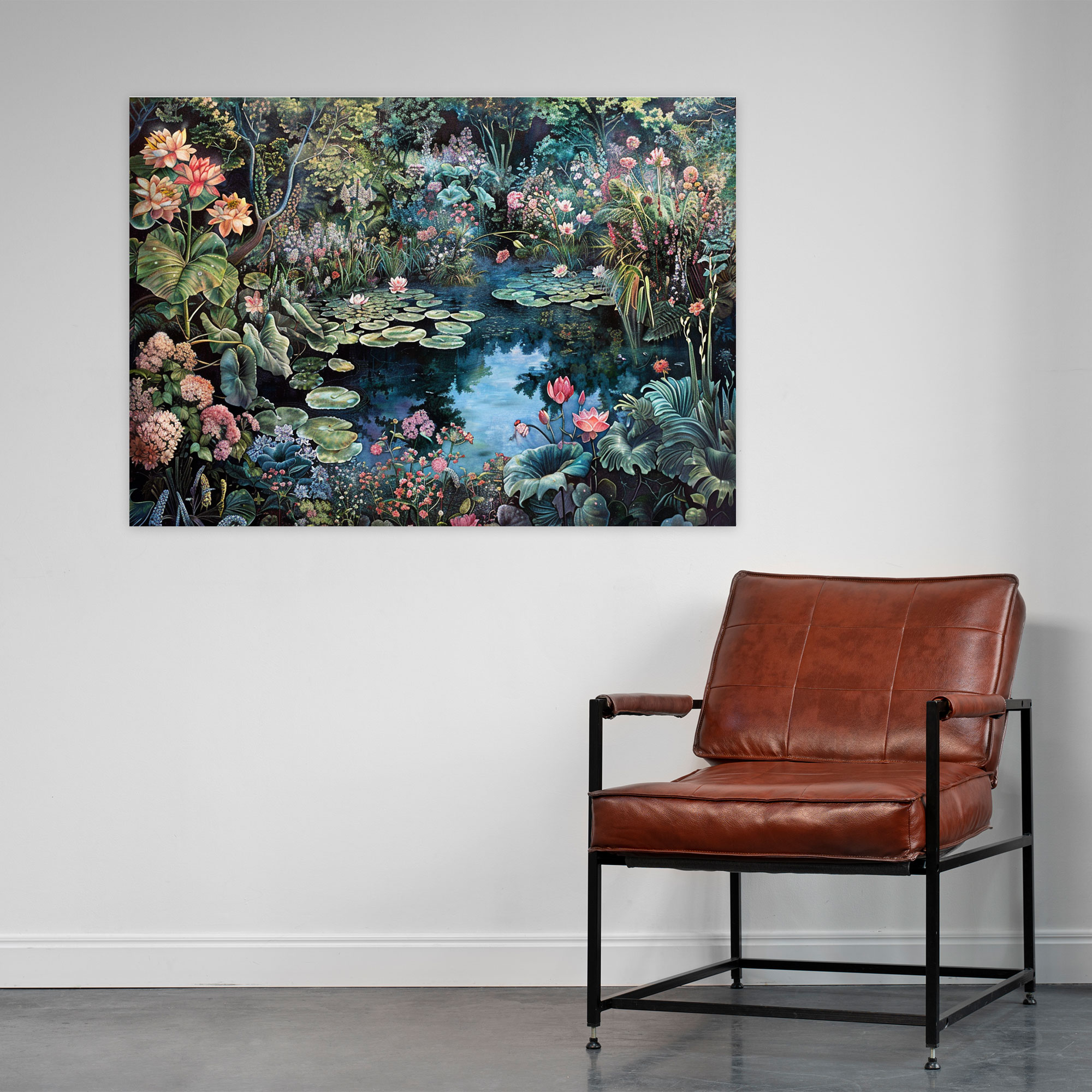 Pre-Raphaelite Brotherhood Romantic Garden Wall Art - Pre-Raphaelite Brotherhood, Canvas Print, Romantic Garden, Home Decoration
