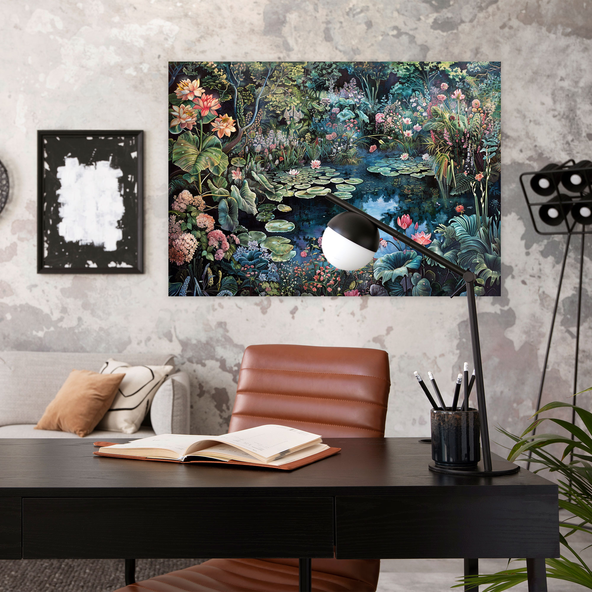 Pre-Raphaelite Brotherhood Romantic Garden Wall Art - Pre-Raphaelite Brotherhood, Canvas Print, Romantic Garden, Home Decoration