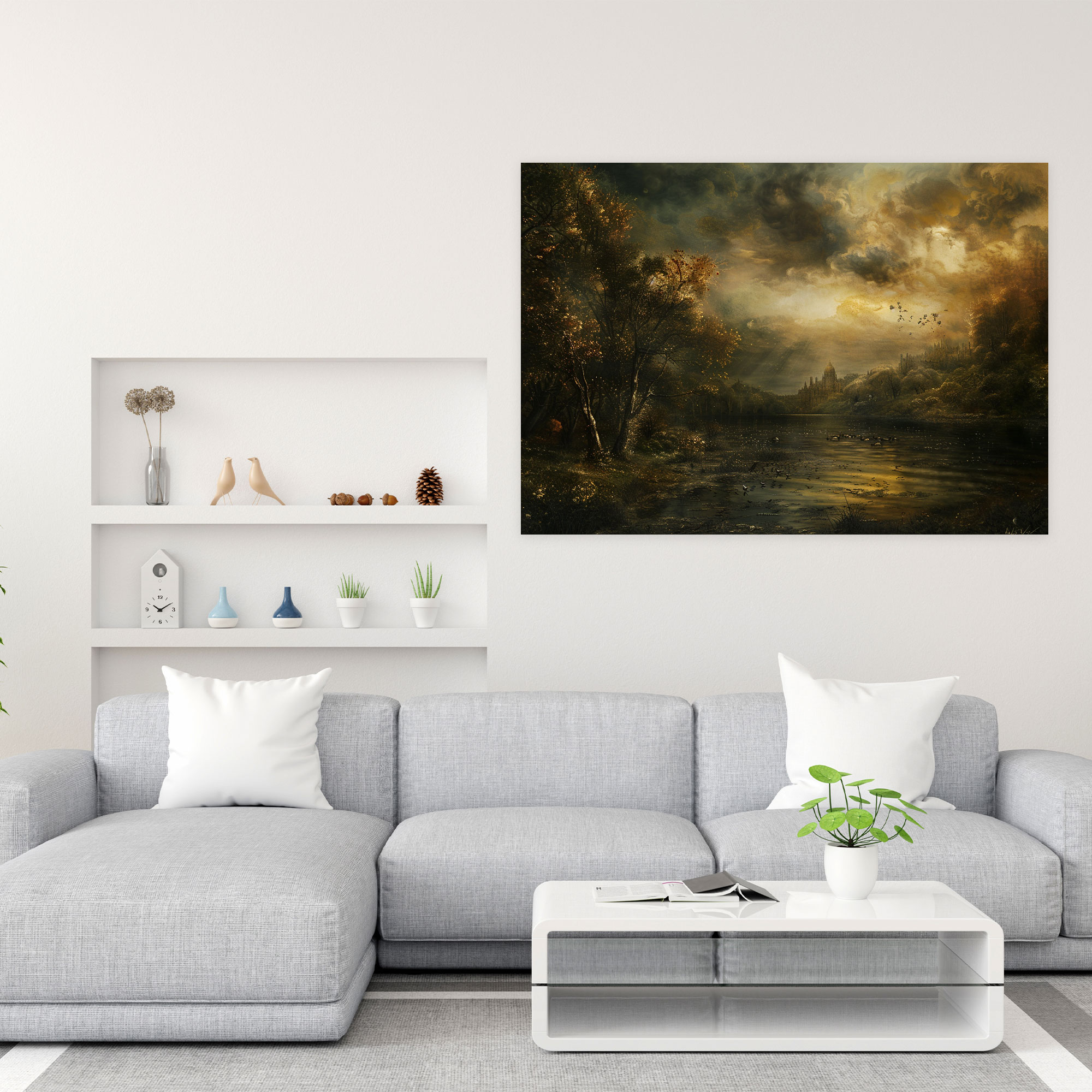 Pre-Raphaelite Brotherhood Serene Landscape Wall Decoration - Pre-Raphaelite Brotherhood, Wall Decoration, Serene, Wall Art