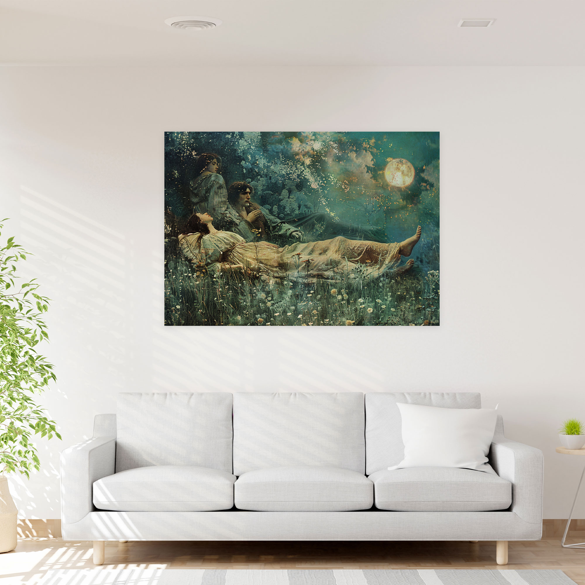 Pre-Raphaelite Brotherhood Dream-Like Scene Wall Art - Pre-Raphaelite Brotherhood, Wall Art, Canvas Print, Home Decoration