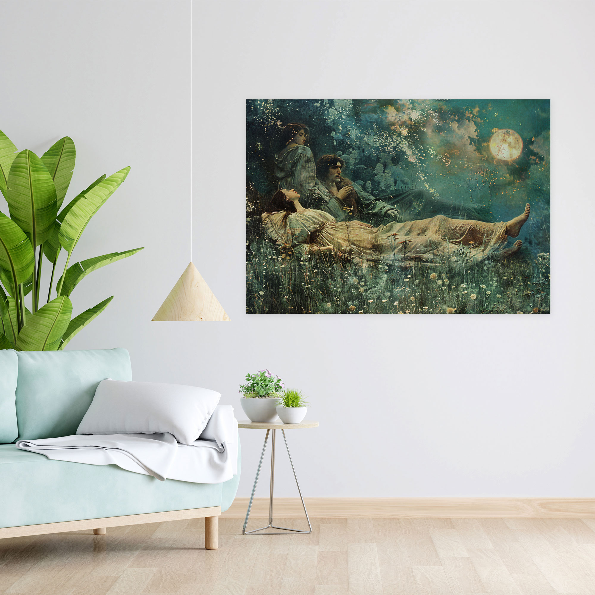 Pre-Raphaelite Brotherhood Dream-Like Scene Wall Art - Pre-Raphaelite Brotherhood, Wall Art, Canvas Print, Home Decoration