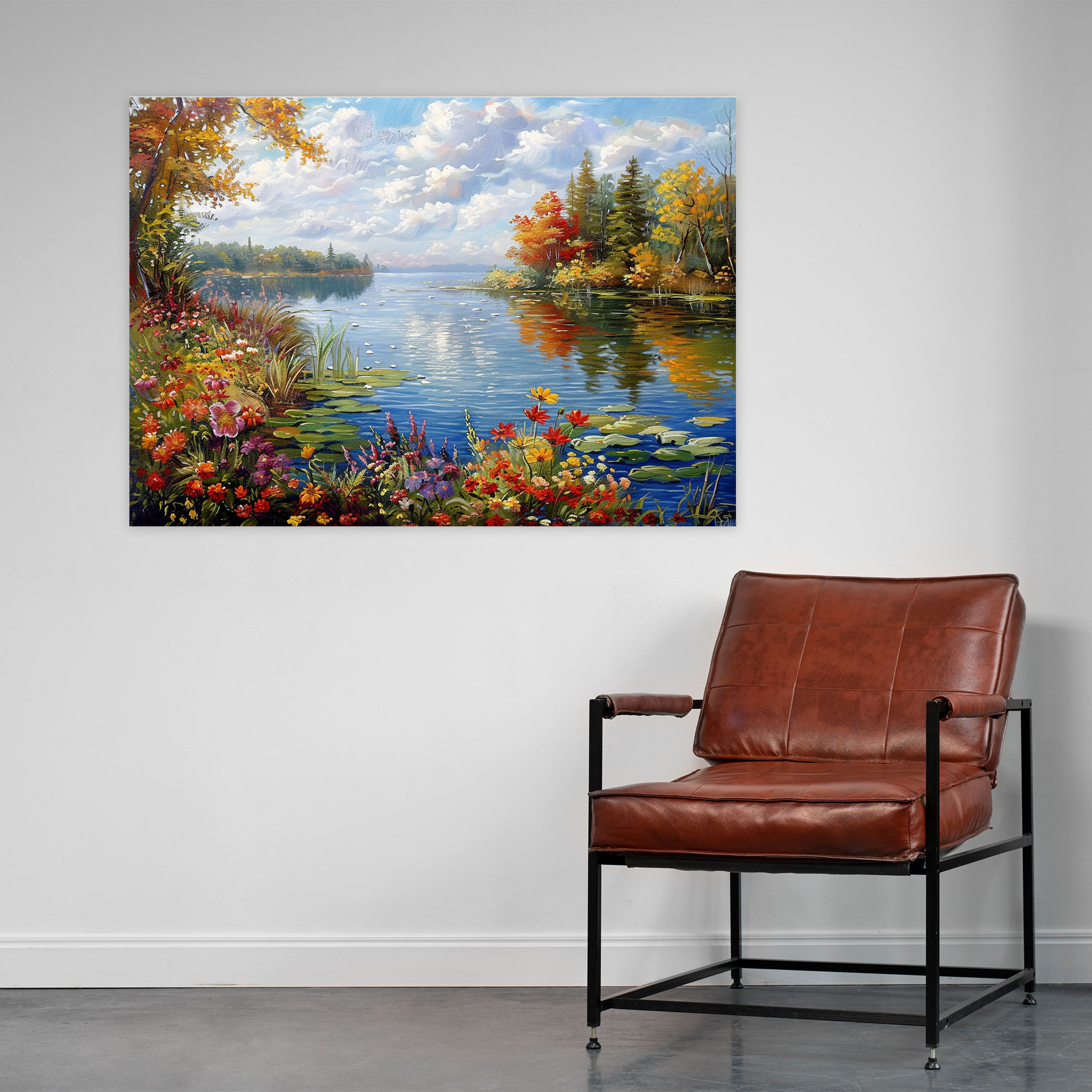 Pre-Raphaelite Brotherhood Lake Canvas Print - Pre-Raphaelite Brotherhood, Canvas Wall Art, Home Decoration, Canvas Print