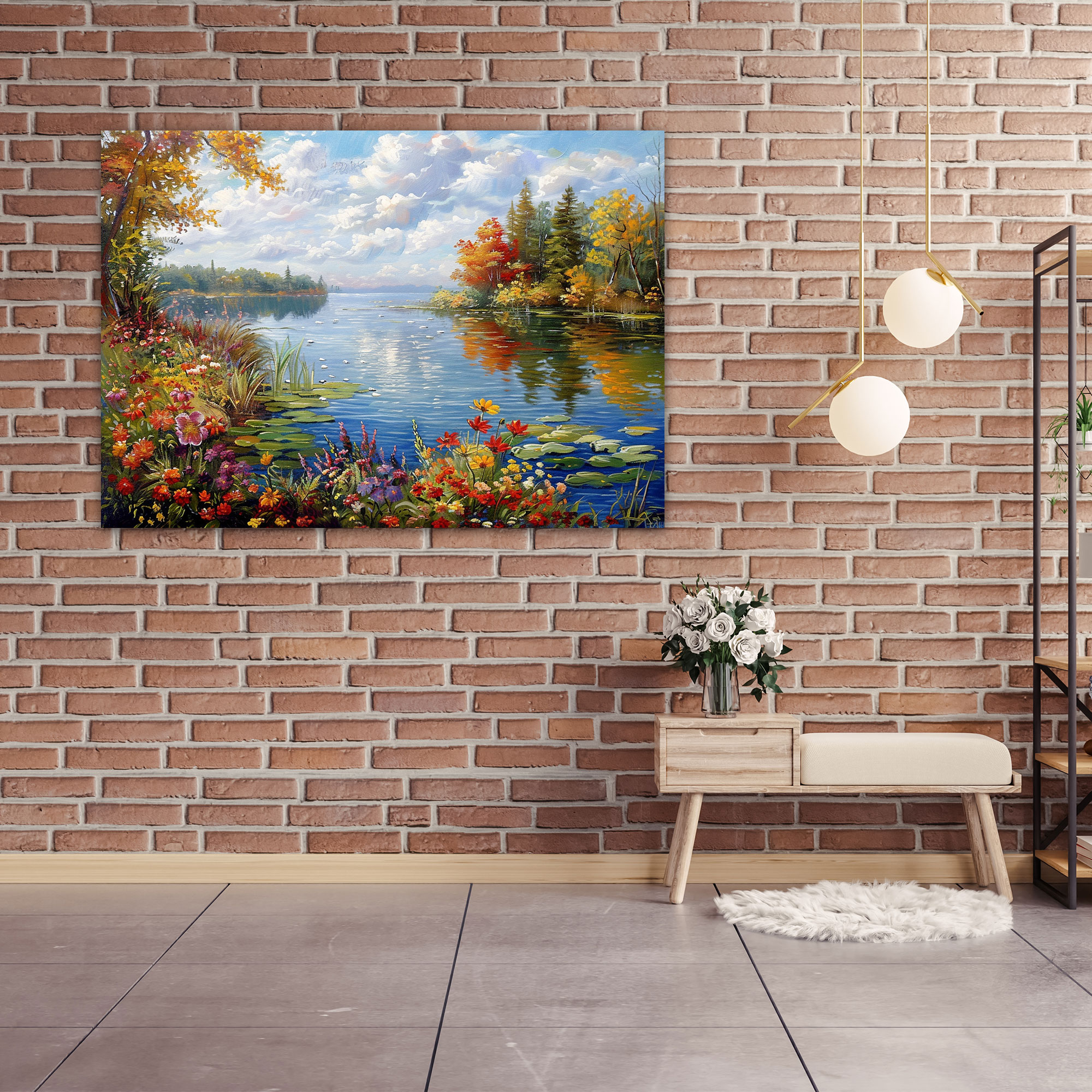 Pre-Raphaelite Brotherhood Lake Canvas Print - Pre-Raphaelite Brotherhood, Canvas Wall Art, Home Decoration, Canvas Print