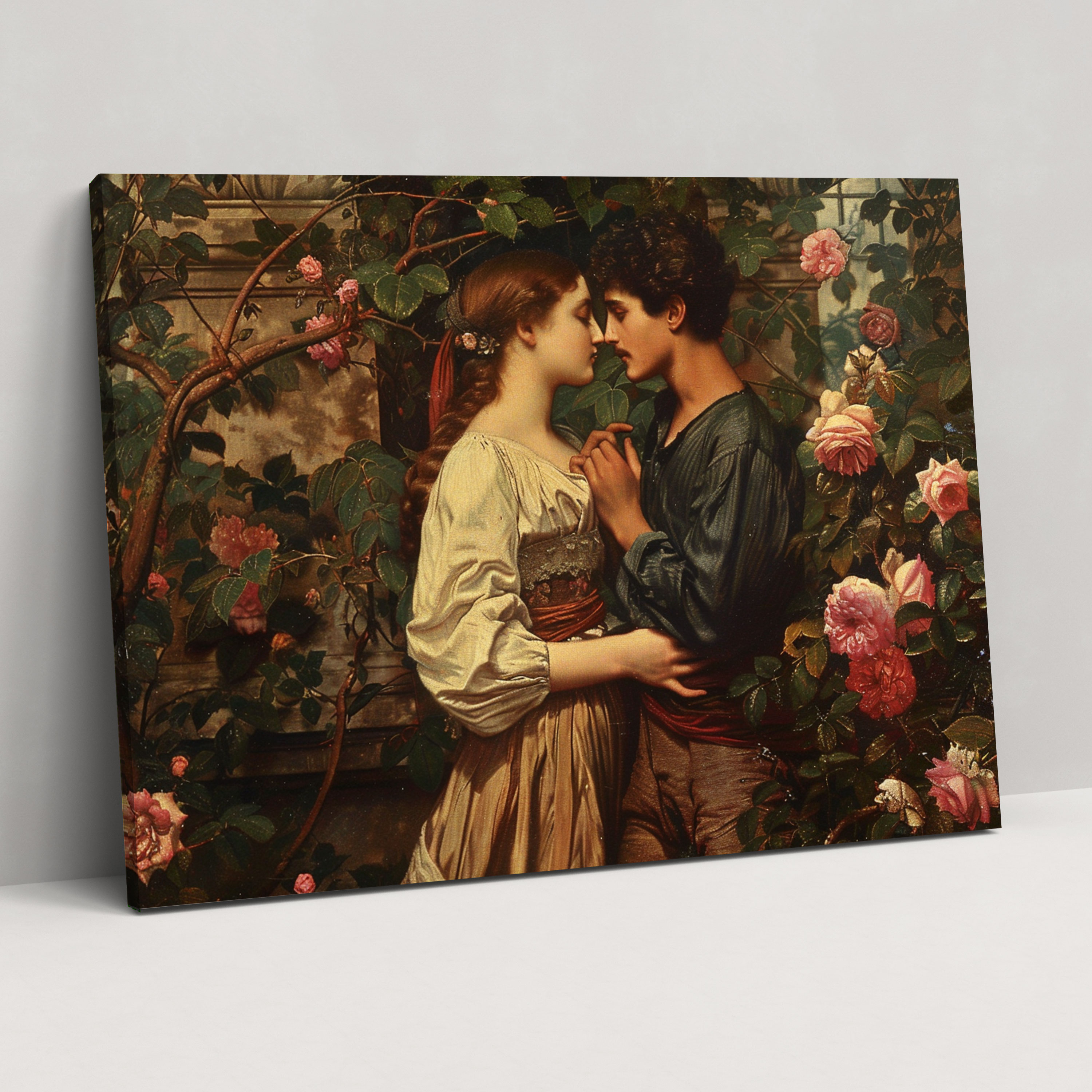 Pre-Raphaelite Brotherhood Lovers Canvas Print - Pre-Raphaelite Brotherhood, Canvas Print, Wall Decoration, Canvas