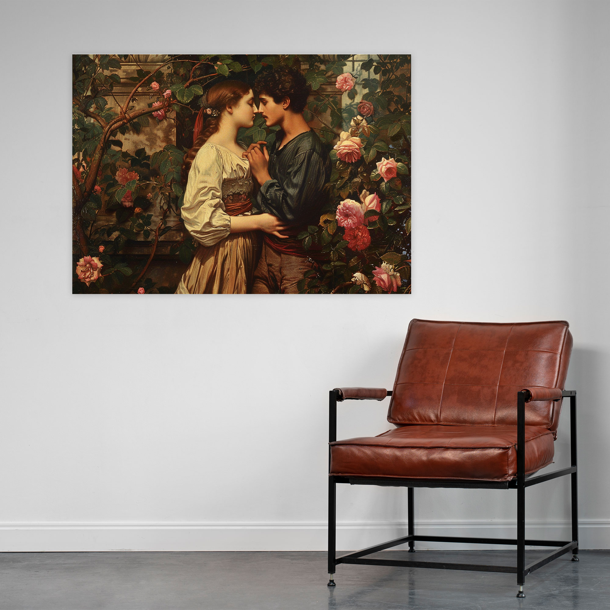 Pre-Raphaelite Brotherhood Lovers Canvas Print - Pre-Raphaelite Brotherhood, Canvas Print, Wall Decoration, Canvas