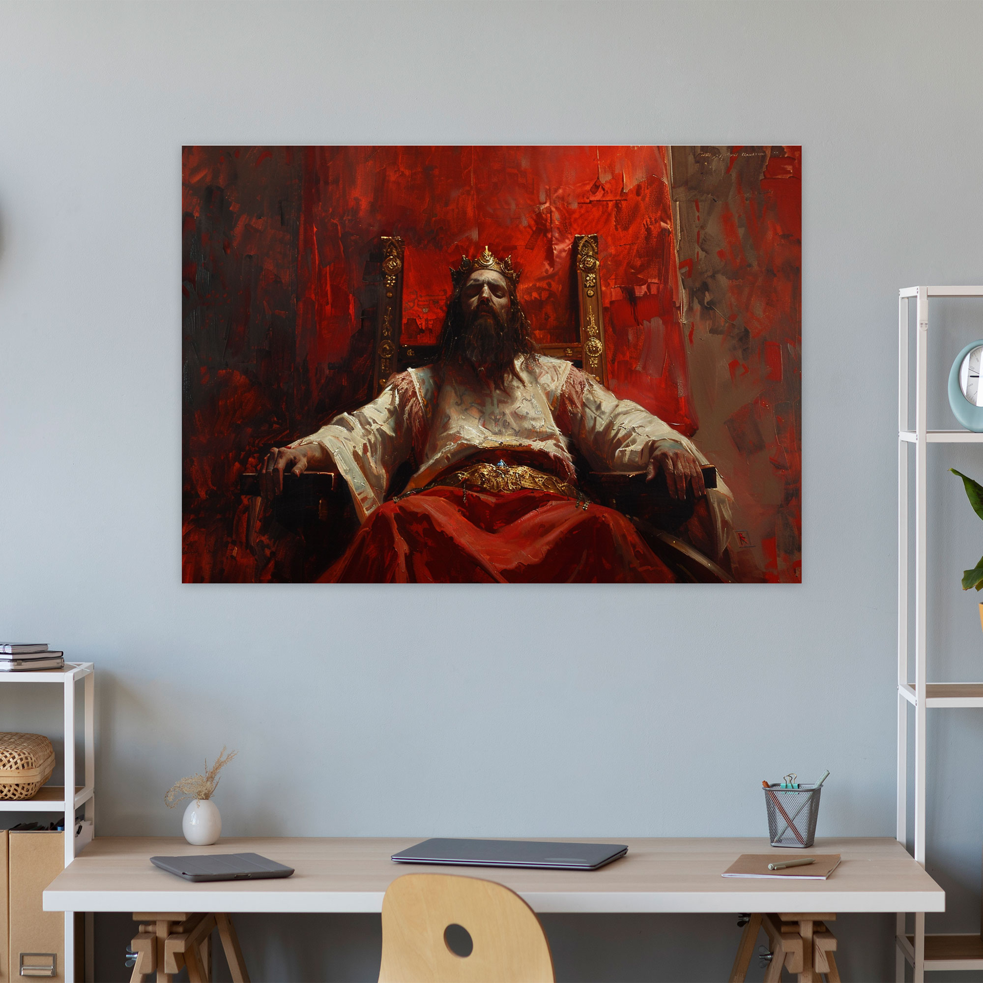 Pre-Raphaelite Brotherhood King Canvas Print - Pre-Raphaelite Brotherhood, Canvas Print, Pre-Raphaelite Brotherhood, Wall Art