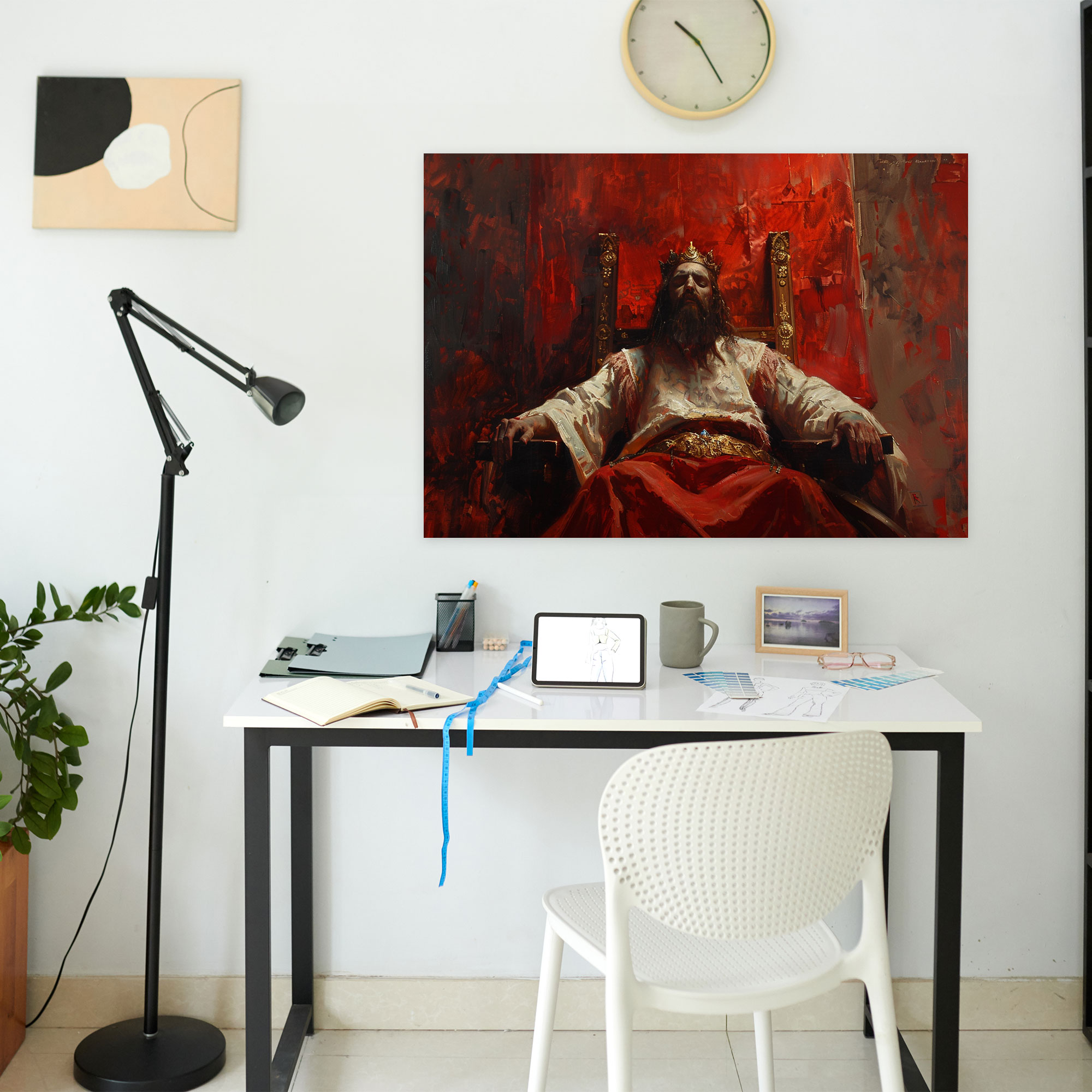 Pre-Raphaelite Brotherhood King Canvas Print - Pre-Raphaelite Brotherhood, Canvas Print, Pre-Raphaelite Brotherhood, Wall Art