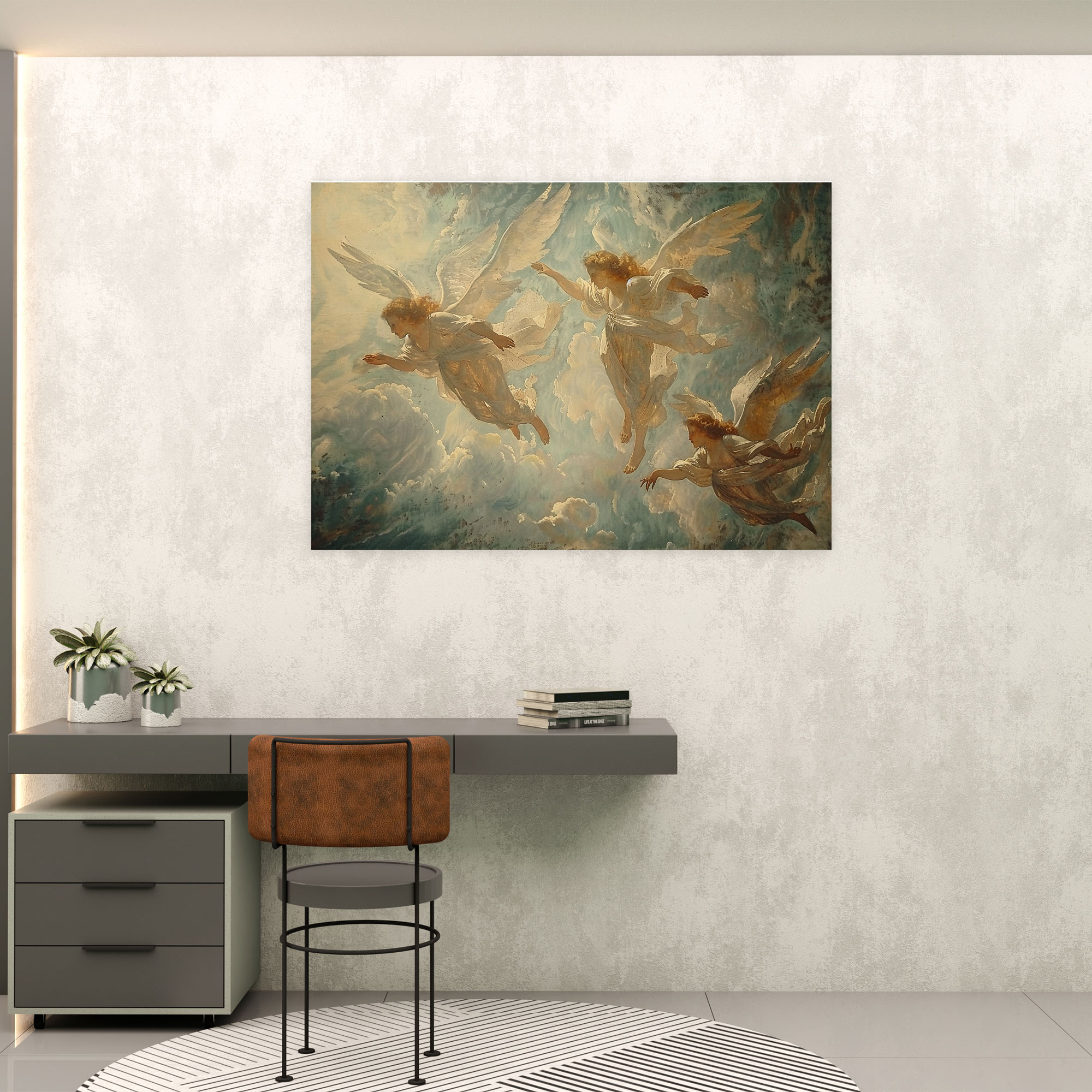 Pre-Raphaelite Brotherhood Angels Canvas Print - Pre-Raphaelite Brotherhood, Canvas Wall Art, Wall Decoration, Canvas