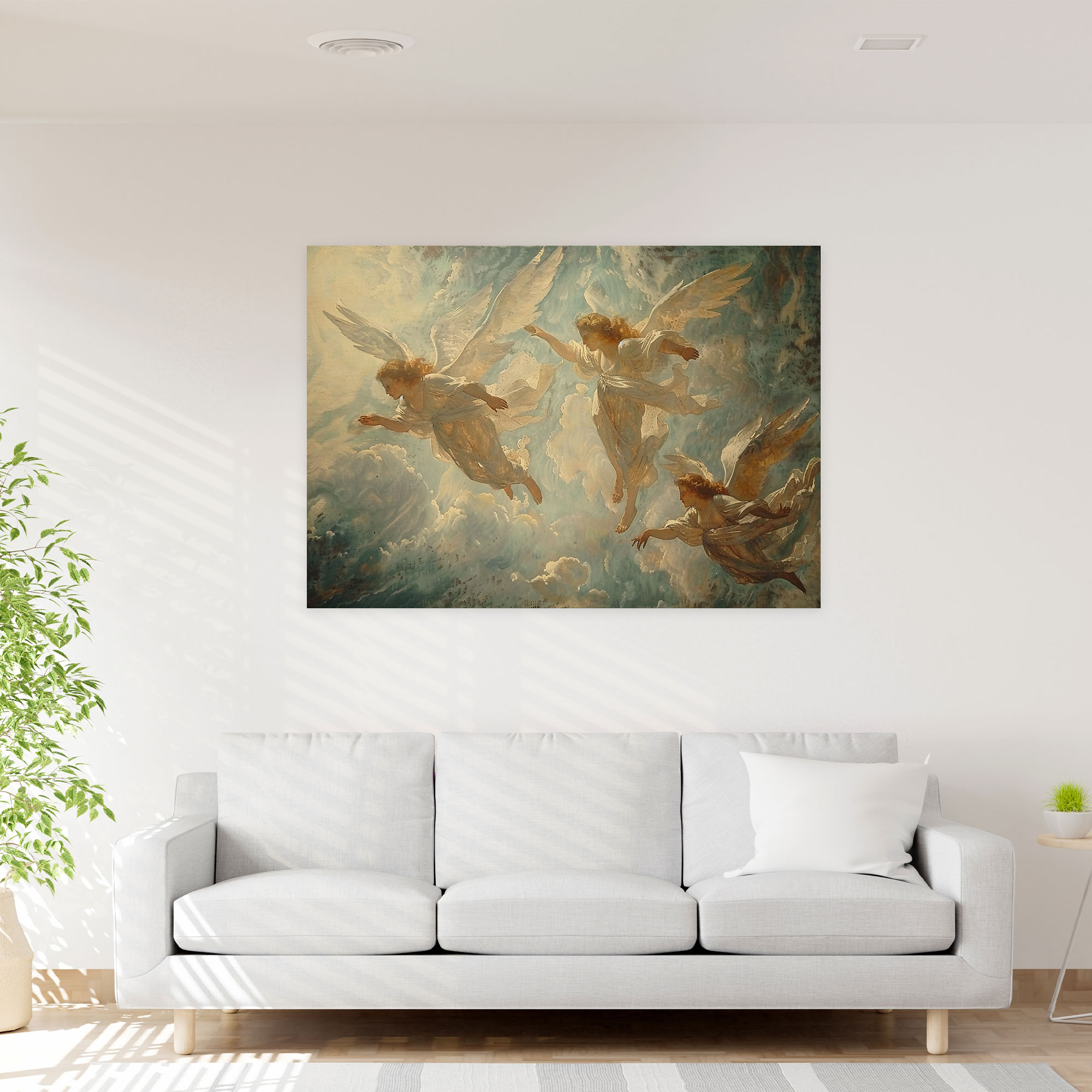 Pre-Raphaelite Brotherhood Angels Canvas Print - Pre-Raphaelite Brotherhood, Canvas Wall Art, Wall Decoration, Canvas