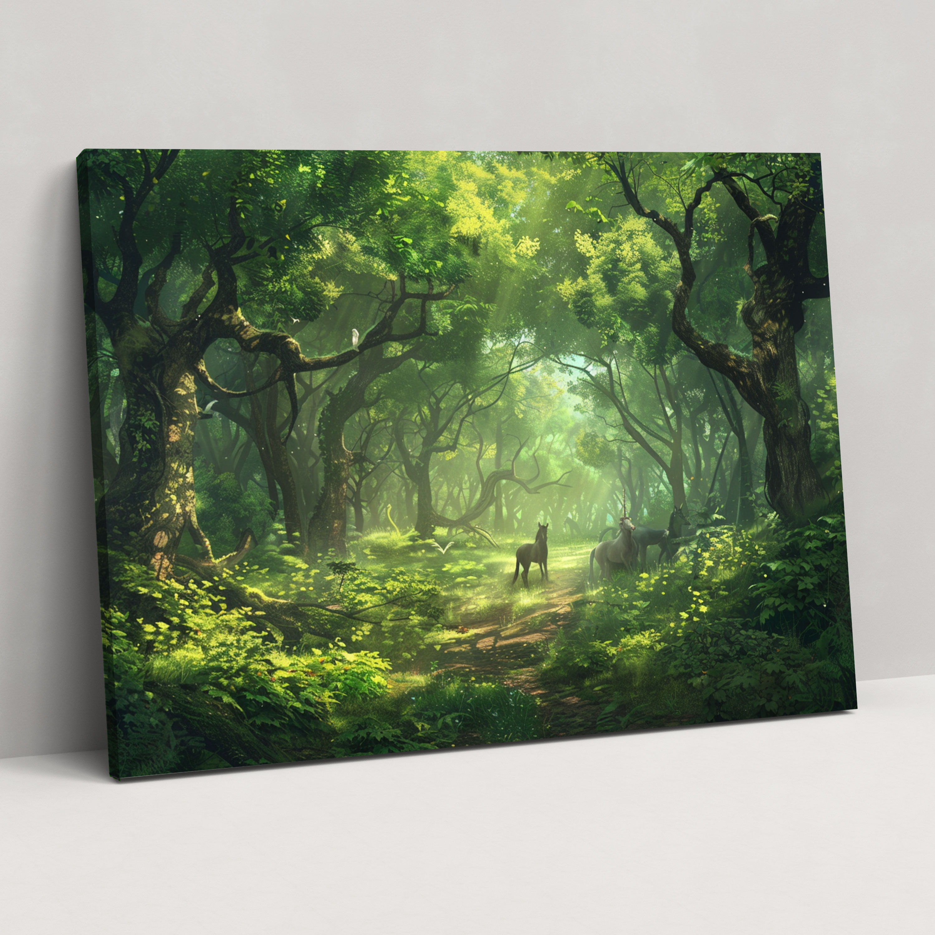 Pre-Raphaelite Brotherhood Forest Canvas Print - Pre-Raphaelite Brotherhood, Canvas Wall Art, Wall Art, Pre-Raphaelite Brotherhood