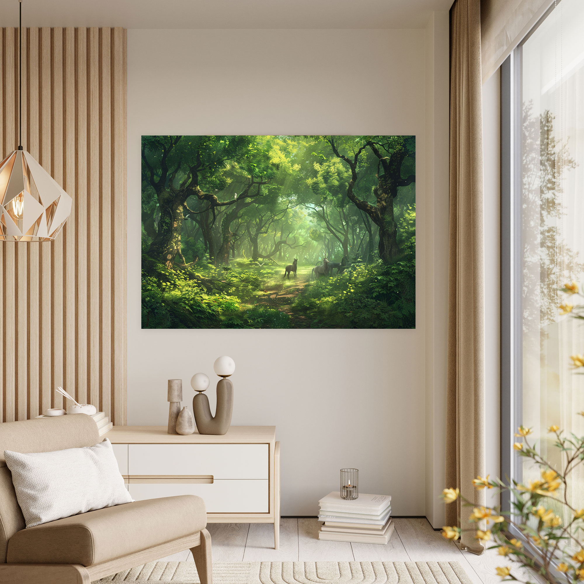 Pre-Raphaelite Brotherhood Forest Canvas Print - Pre-Raphaelite Brotherhood, Canvas Wall Art, Wall Art, Pre-Raphaelite Brotherhood