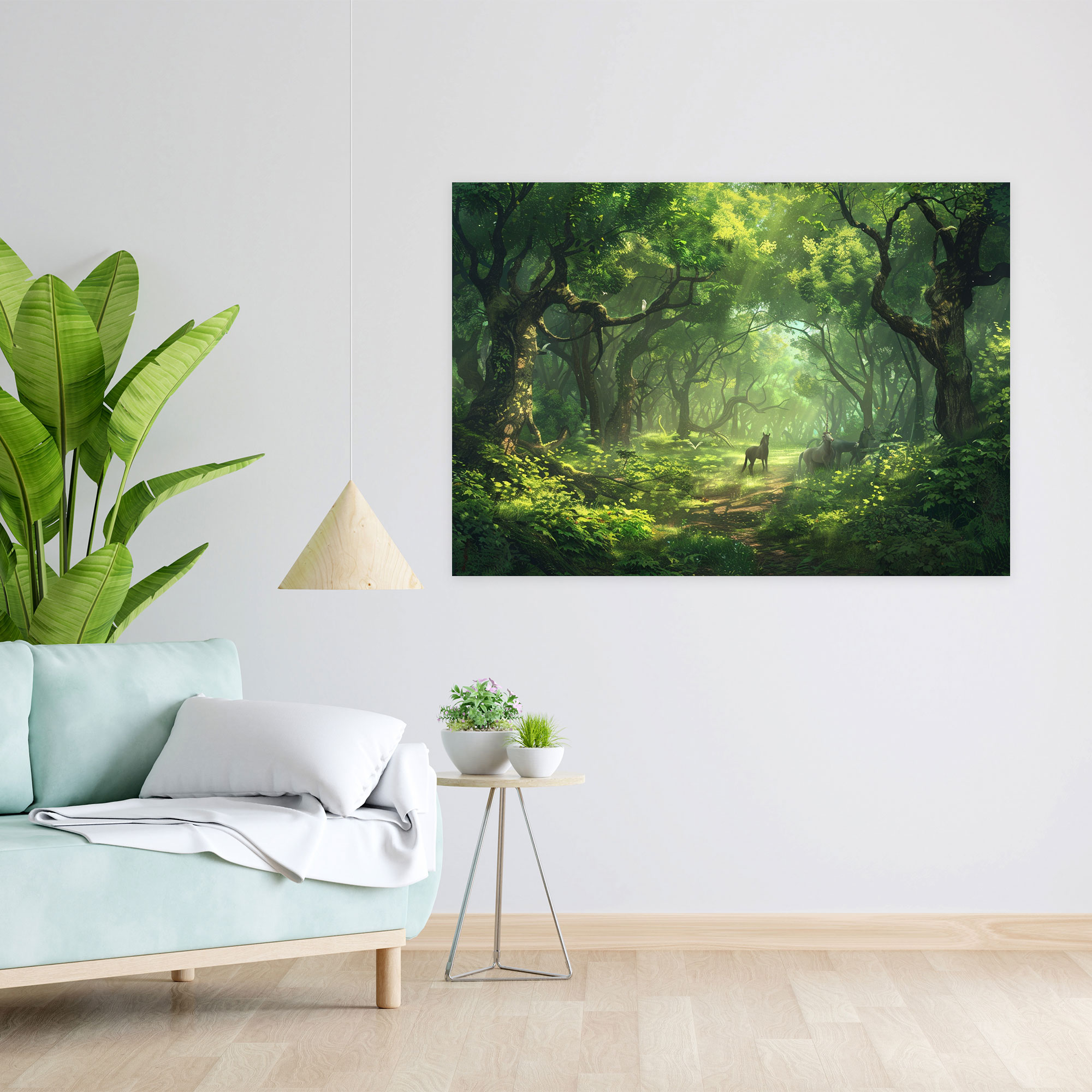 Pre-Raphaelite Brotherhood Forest Canvas Print - Pre-Raphaelite Brotherhood, Canvas Wall Art, Wall Art, Pre-Raphaelite Brotherhood
