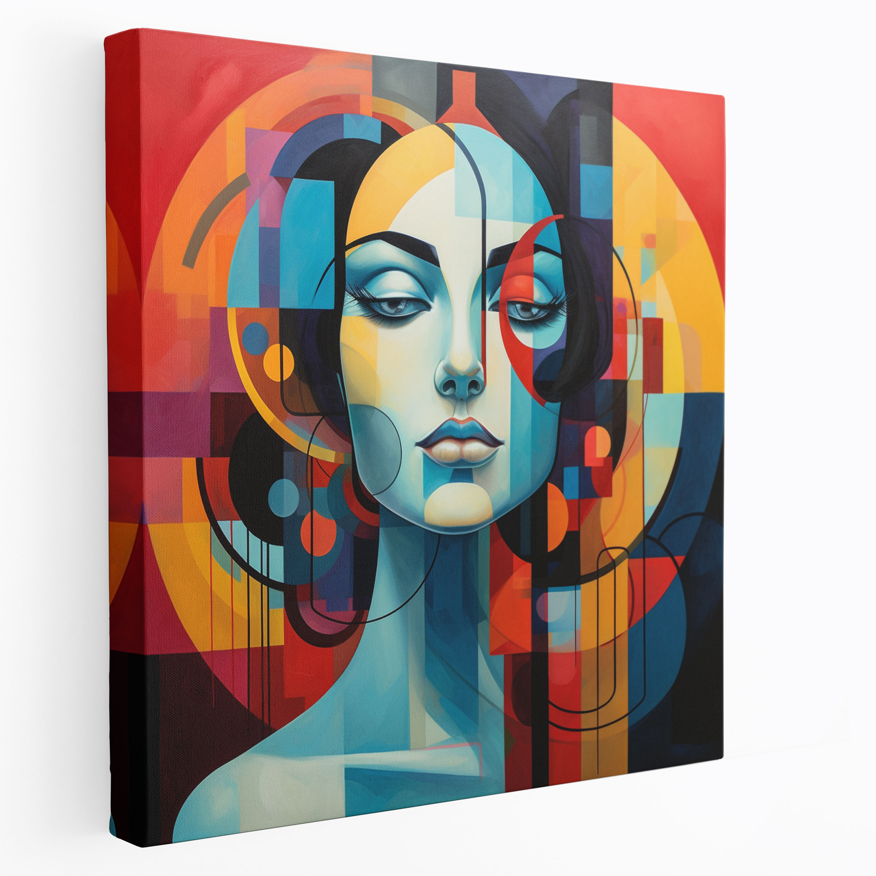 Abstract Portrait Wall Art - Portrait, Canvas Print, Abstract Art, Wall Art