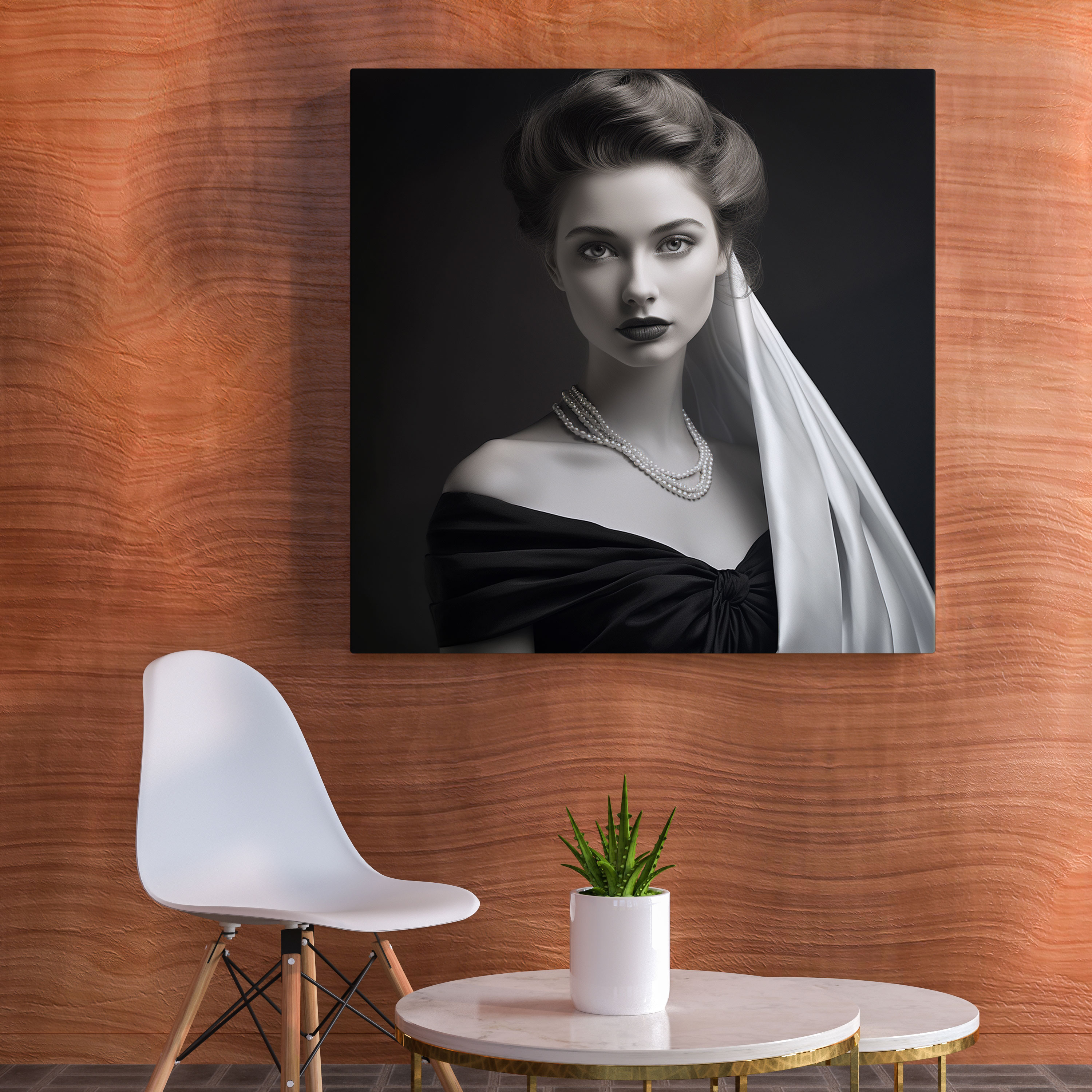 Timeless Portrait Canvas Print - Portrait, Canvas, Wall Decoration, Home Decoration