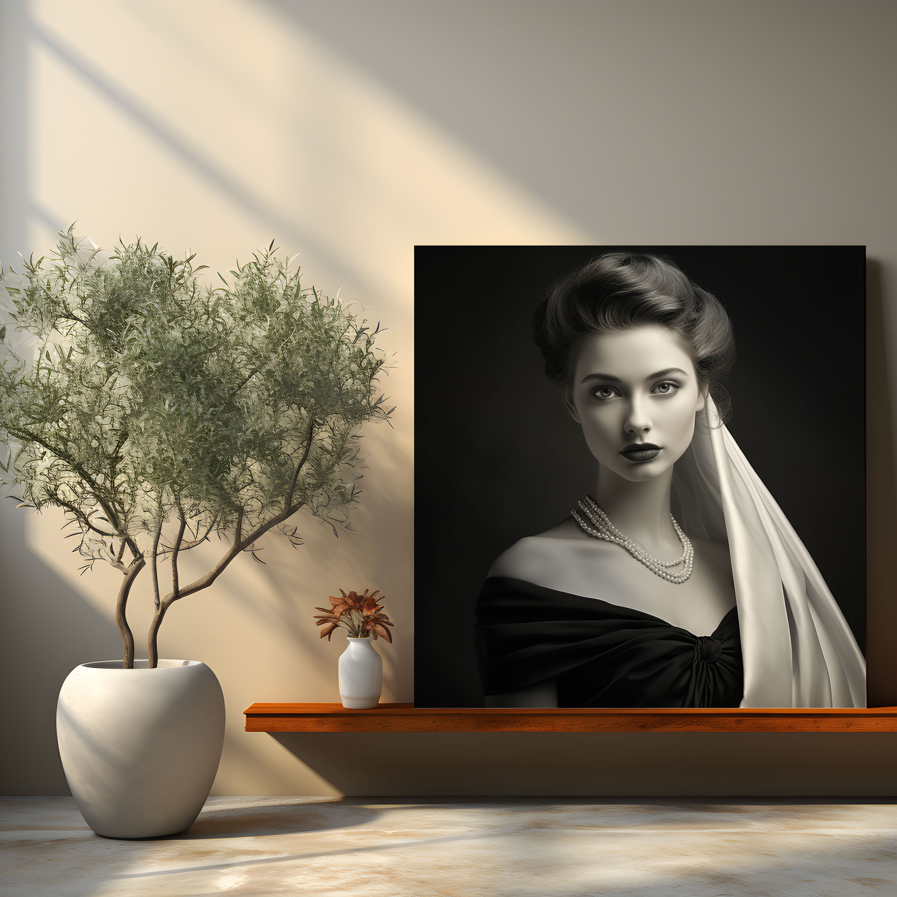 Timeless Portrait Canvas Print - Portrait, Canvas, Wall Decoration, Home Decoration