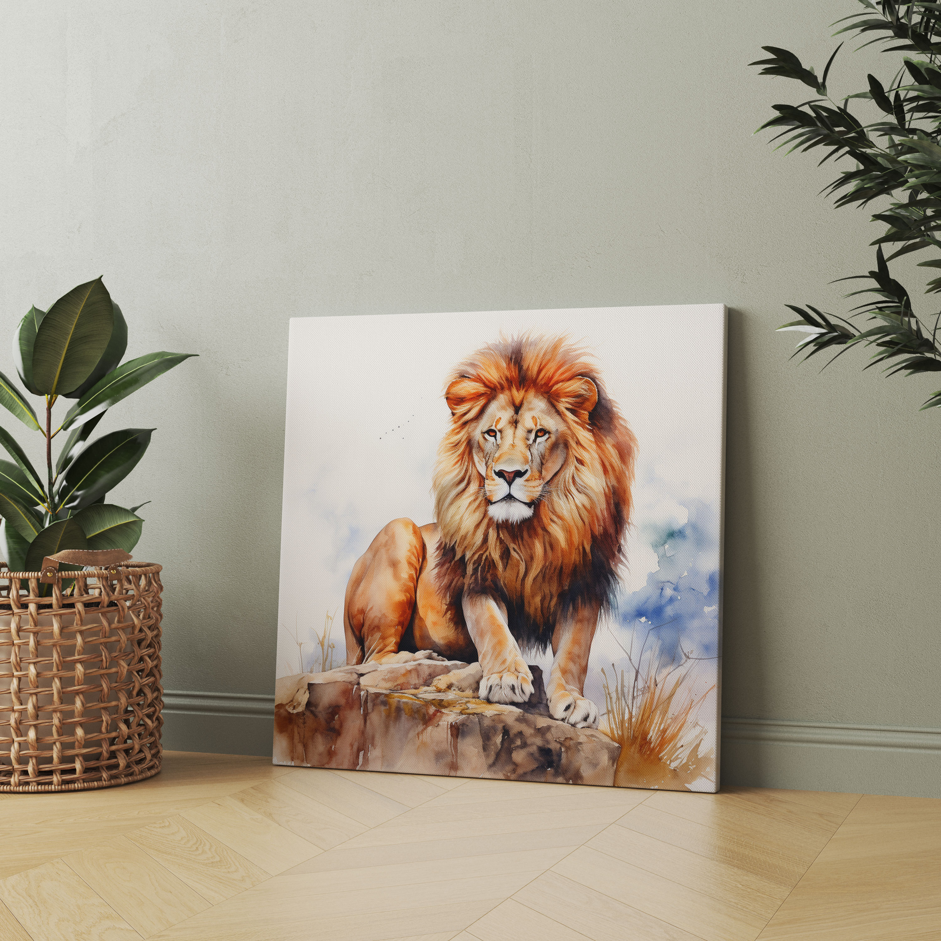 Animal Portrait Canvas Print - Portrait, Wall Art, Portrait, Home Decoration
