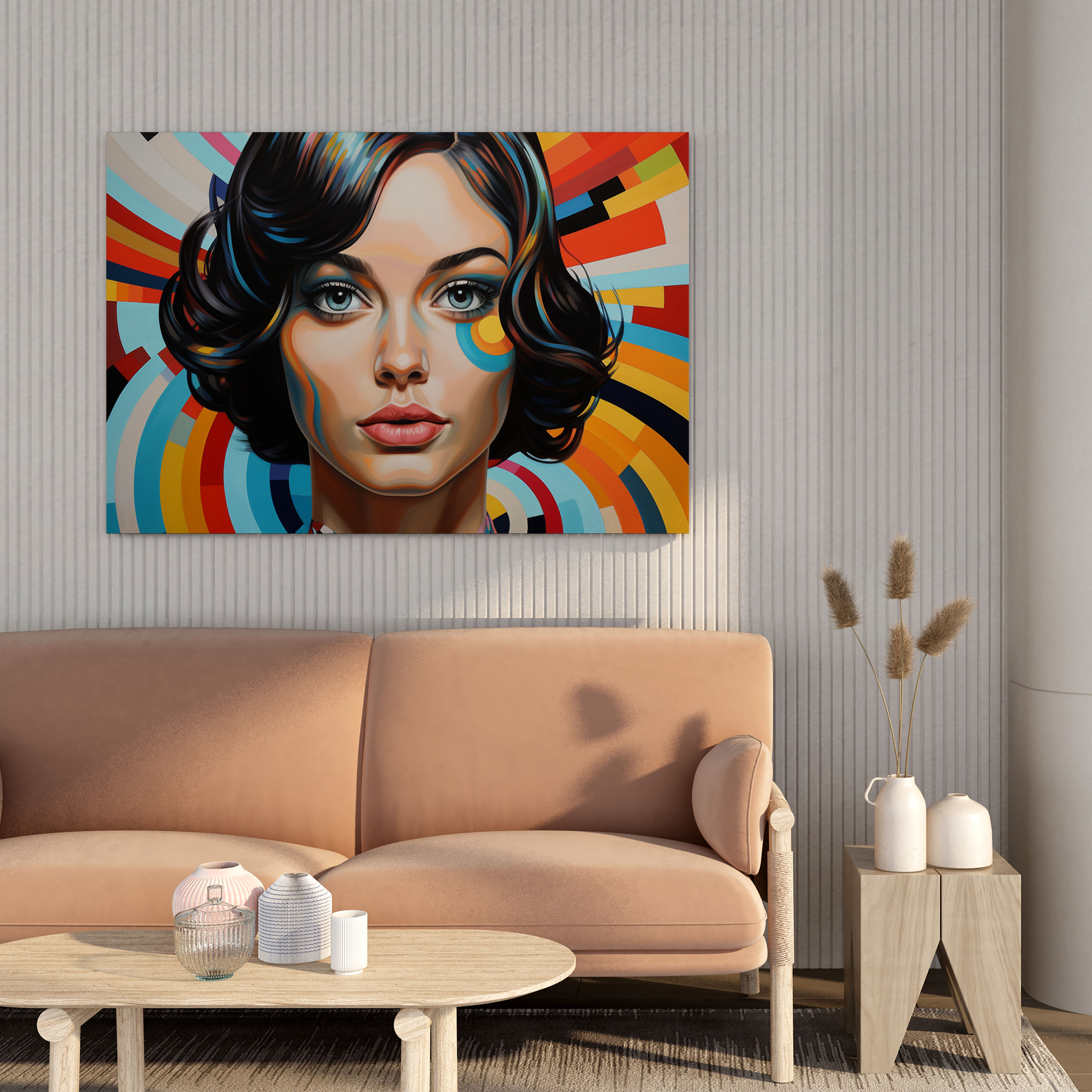 Pop Art Portrait Wall Decoration - Portrait, Pop Art, Canvas Print, Home Decoration