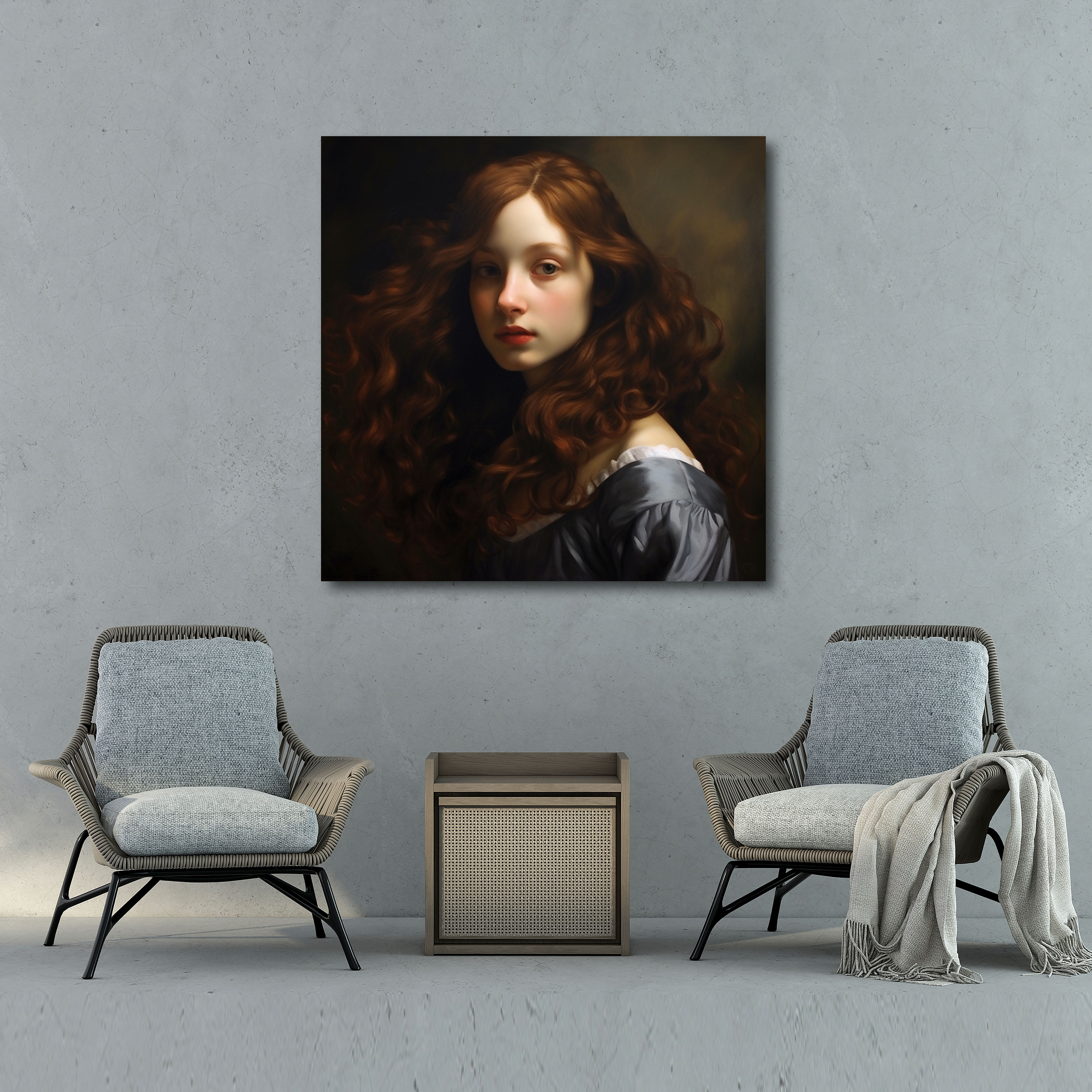 Portrait Canvas Print - Portrait, Canvas Wall Art, Sophisticated, Elegant