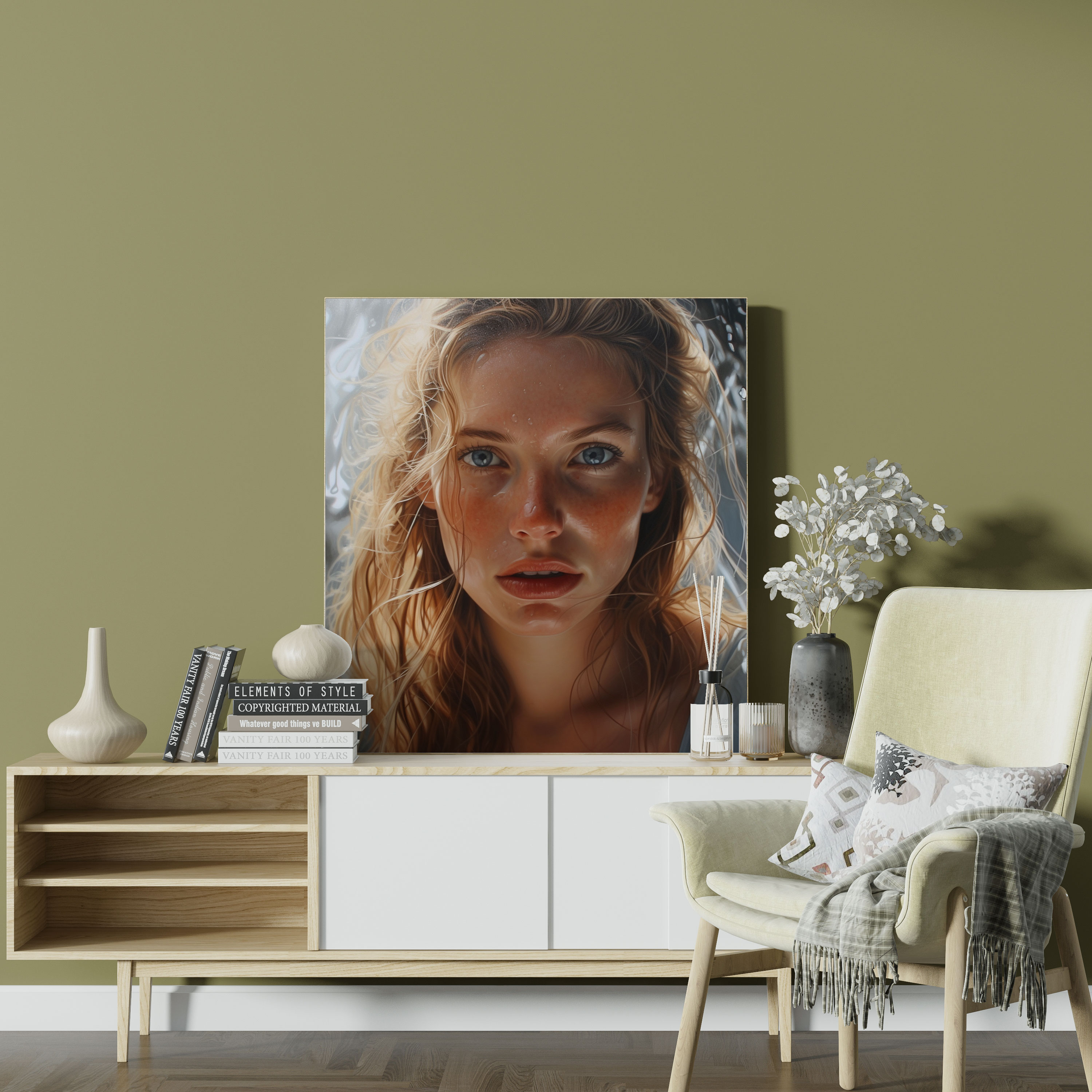 Photorealistic Canvas Print - Portrait, Detail, Lifelike, Remarkable