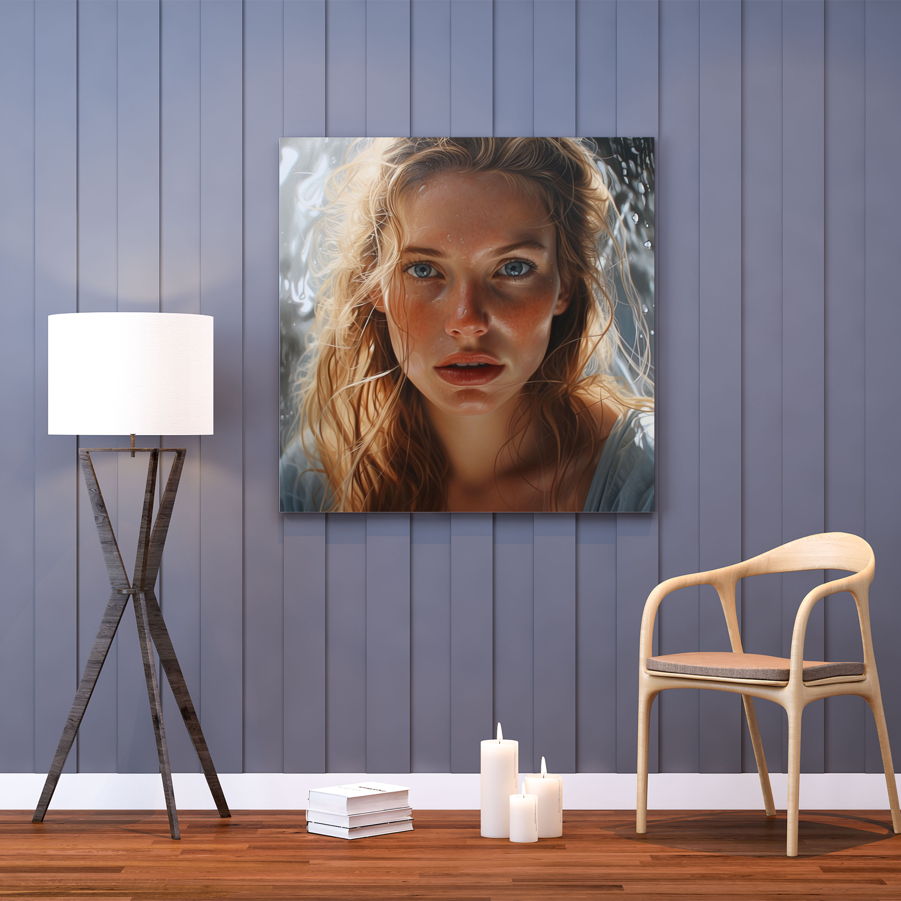 Photorealistic Canvas Print - Portrait, Detail, Lifelike, Remarkable
