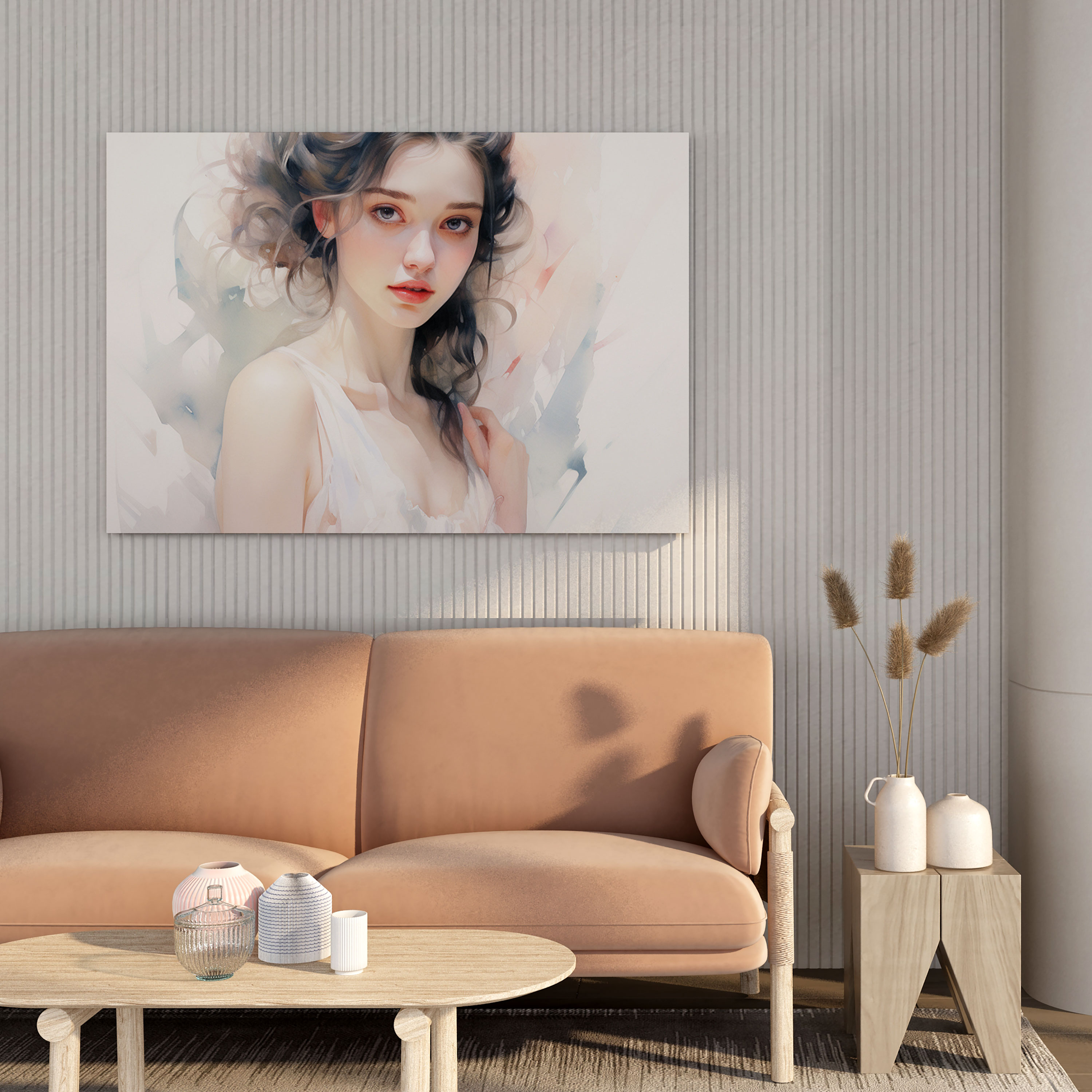 Watercolor Portrait Wall Decoration - Portrait, Artistic, Visual Experience, Mesmerizing