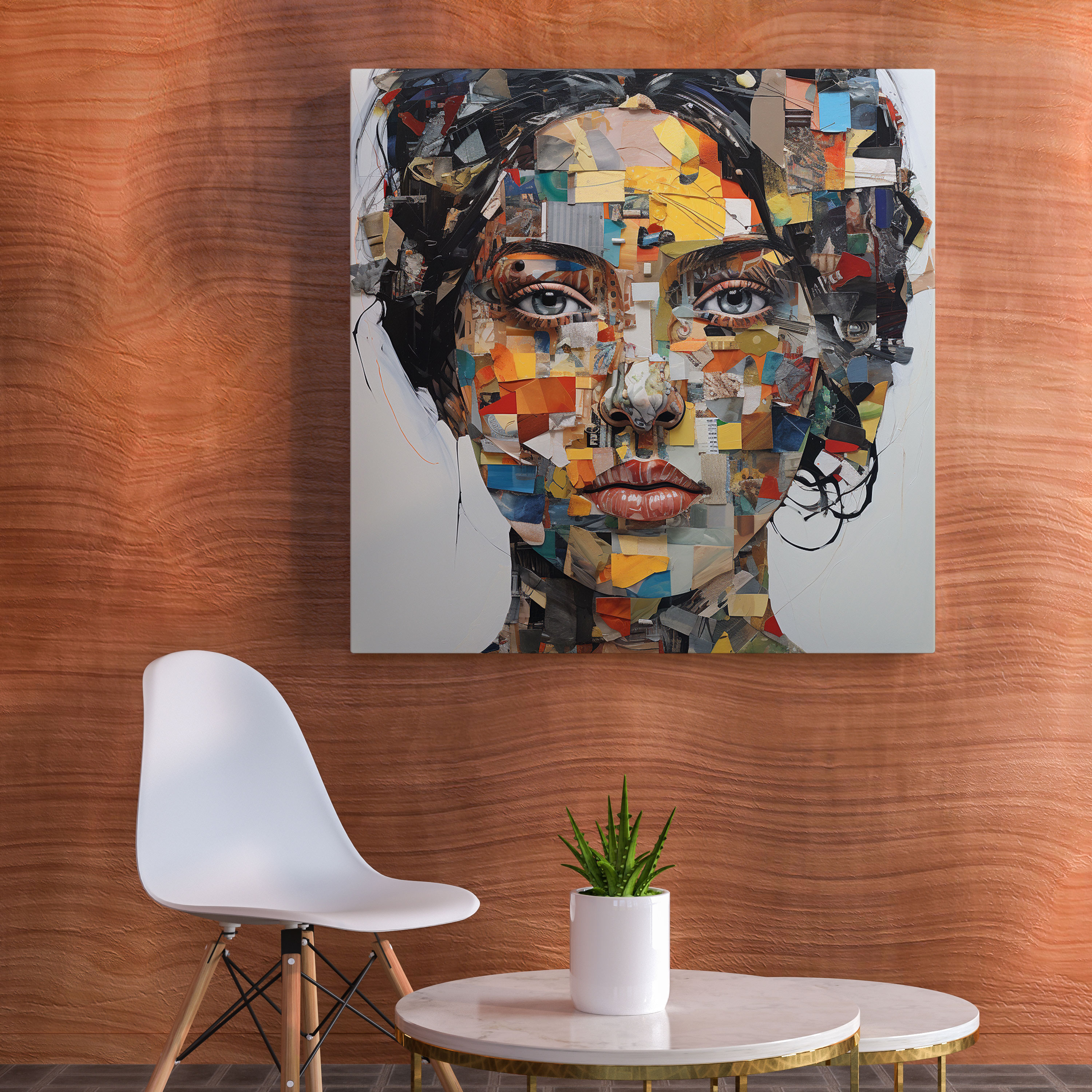 Portrait Wall Art - Collage Artwork - Portrait, Diversity, Wall Decoration, Collage Artwork