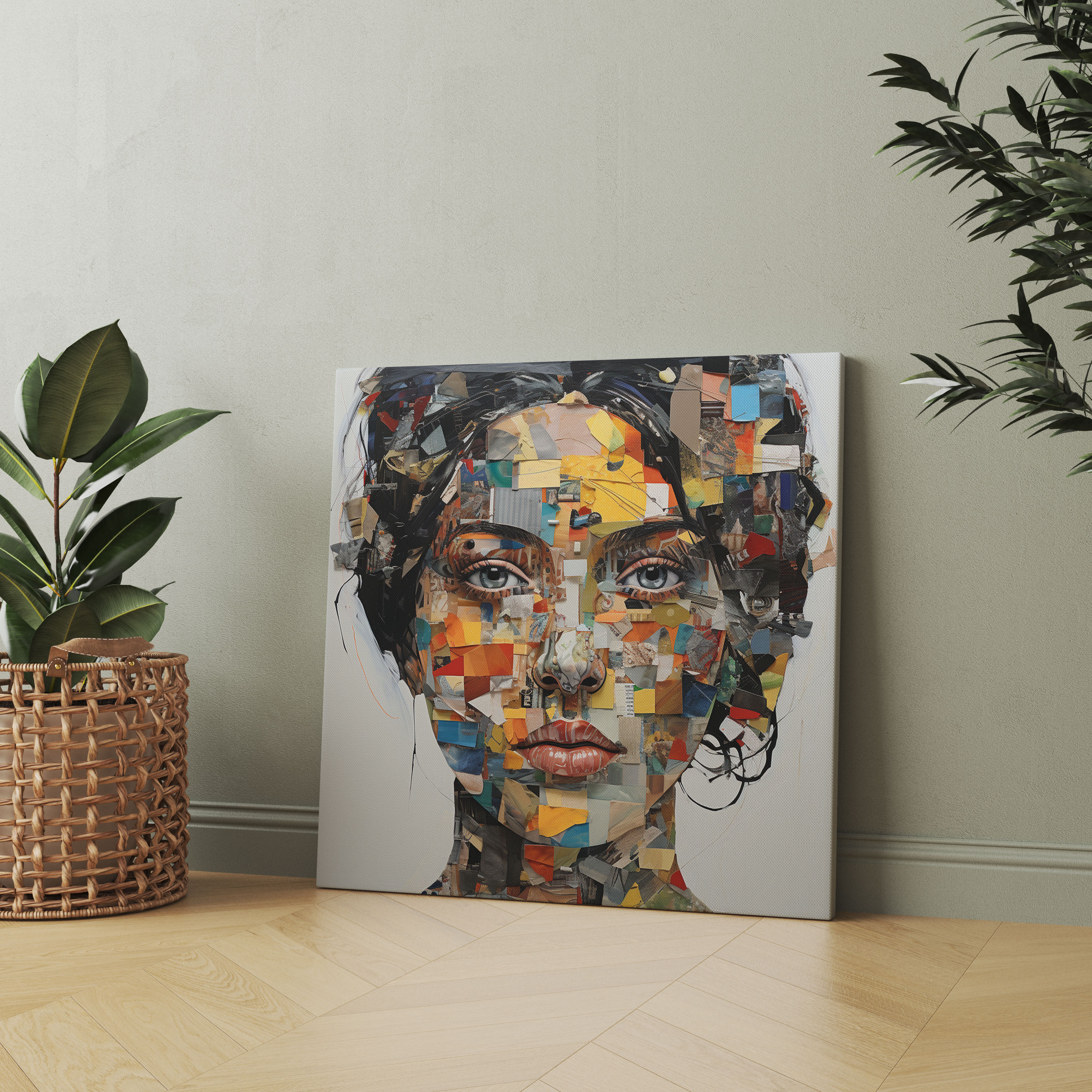 Portrait Wall Art - Collage Artwork - Portrait, Diversity, Wall Decoration, Collage Artwork