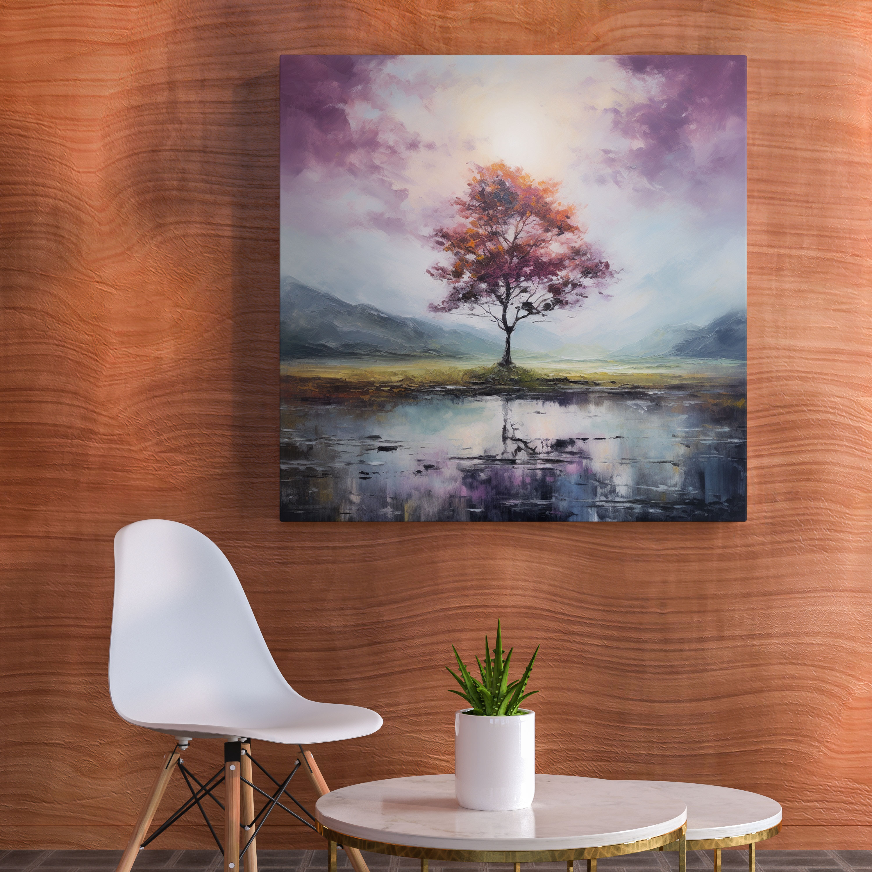 Portrait Wall Art - Impressionist Landscape Canvas Print - Portrait, Canvas Wall Art, Painting Style, Wall Decoration