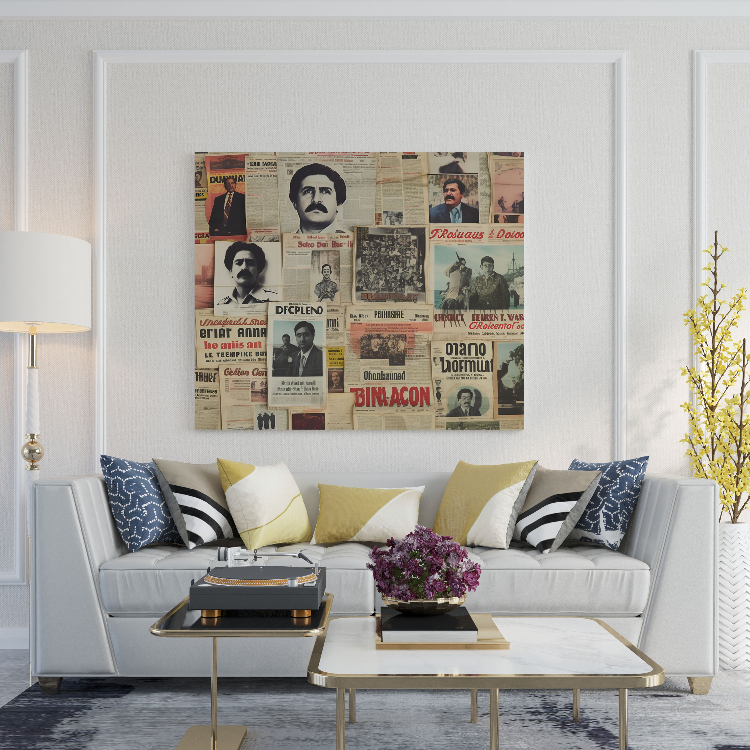 Pablo Escobar Canvas Print - Pablo Escobar, Impactful, Wall Art, Historical