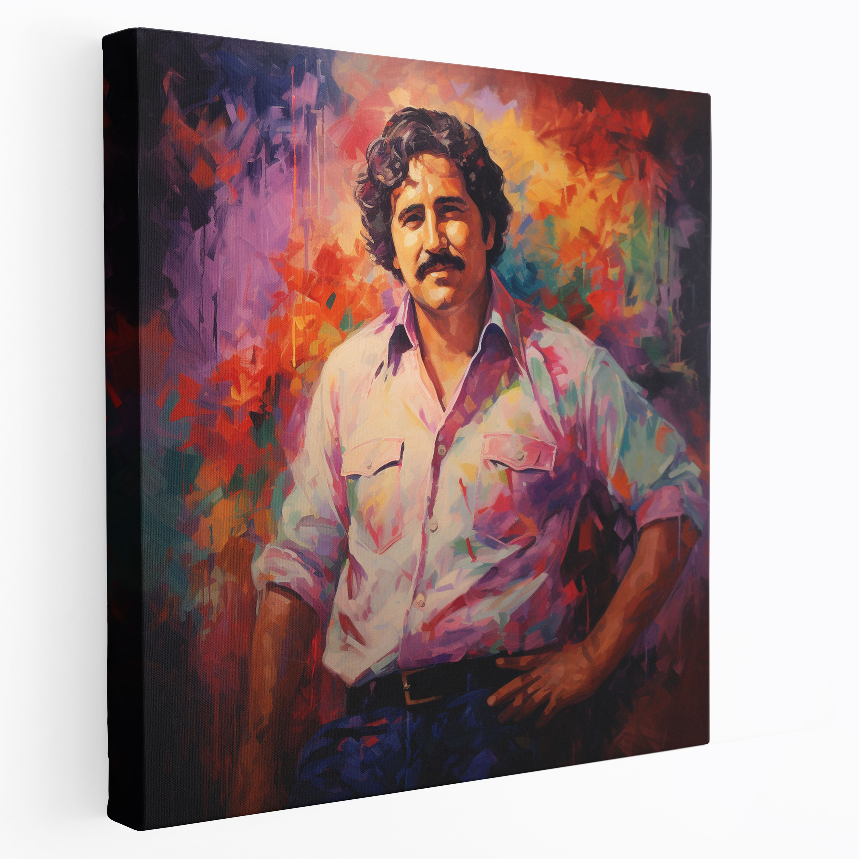 Pablo Escobar Tablo Sanatı - Duygu Kanvas Tablo Merak