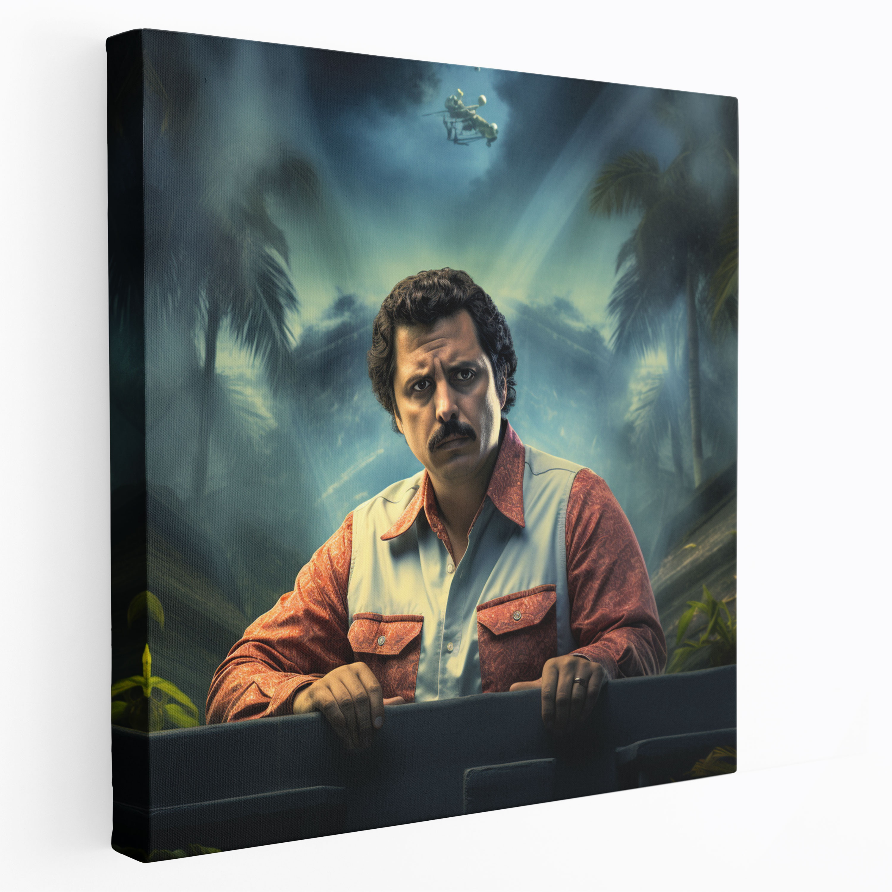Pablo Escobar Canvas Print - Pablo Escobar, Digital Art, Pablo Escobar, Wall Art