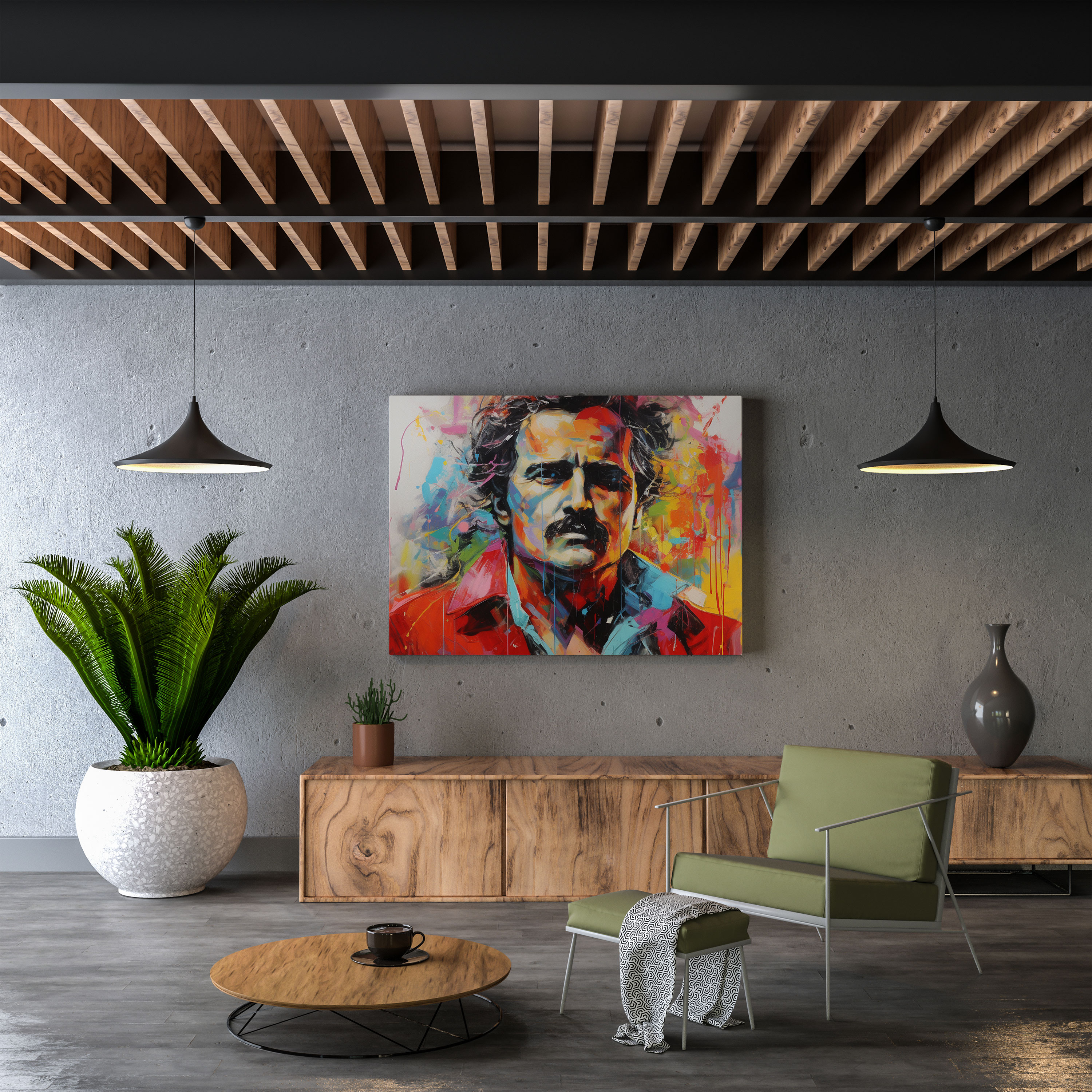 Pablo Escobar Canvas Print - Pablo Escobar, Canvas, Wall Decoration, Pablo Escobar