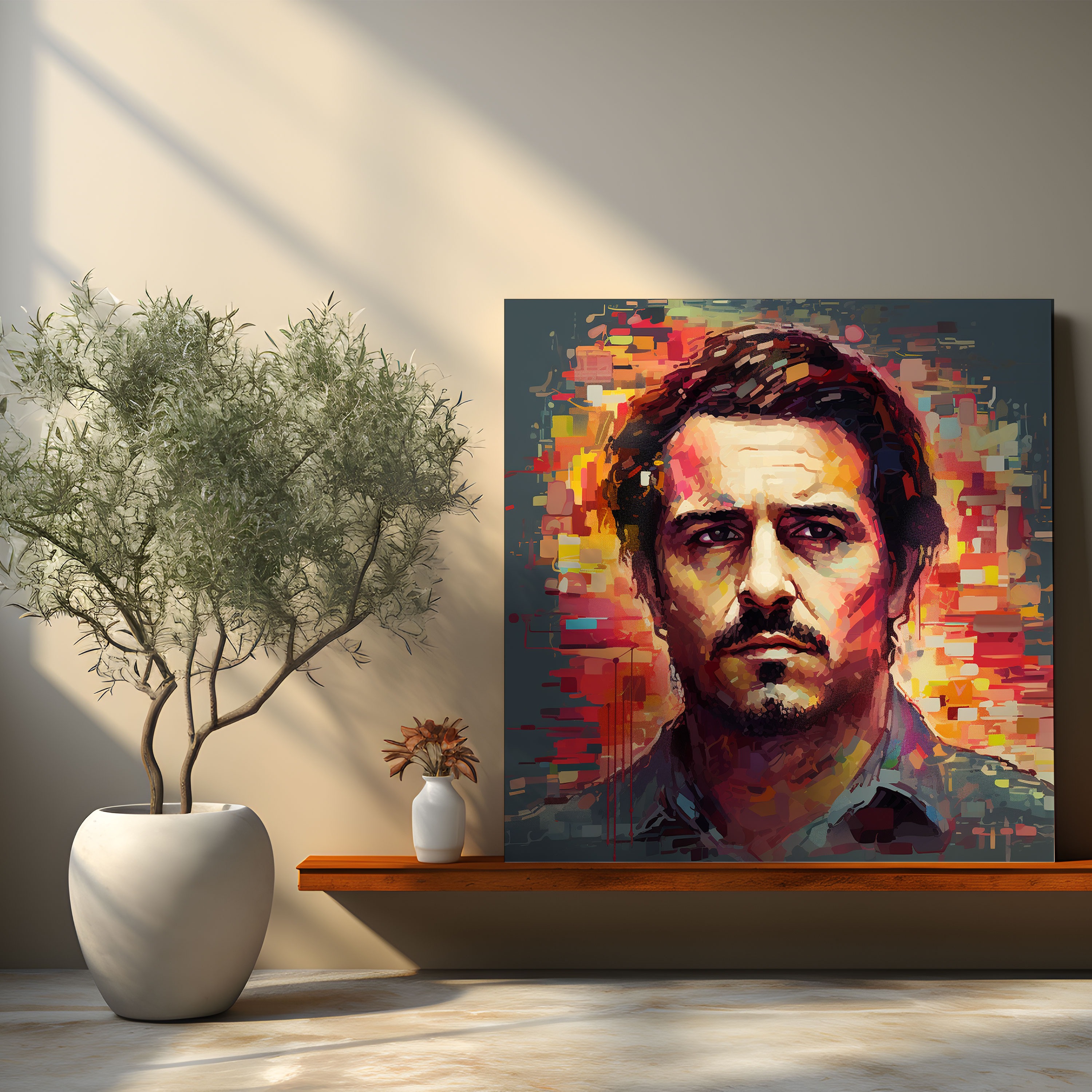 Pablo Escobar Duvar Sanatı - Ev Dekorasyonu ve Duvar Kanvas Tablosu