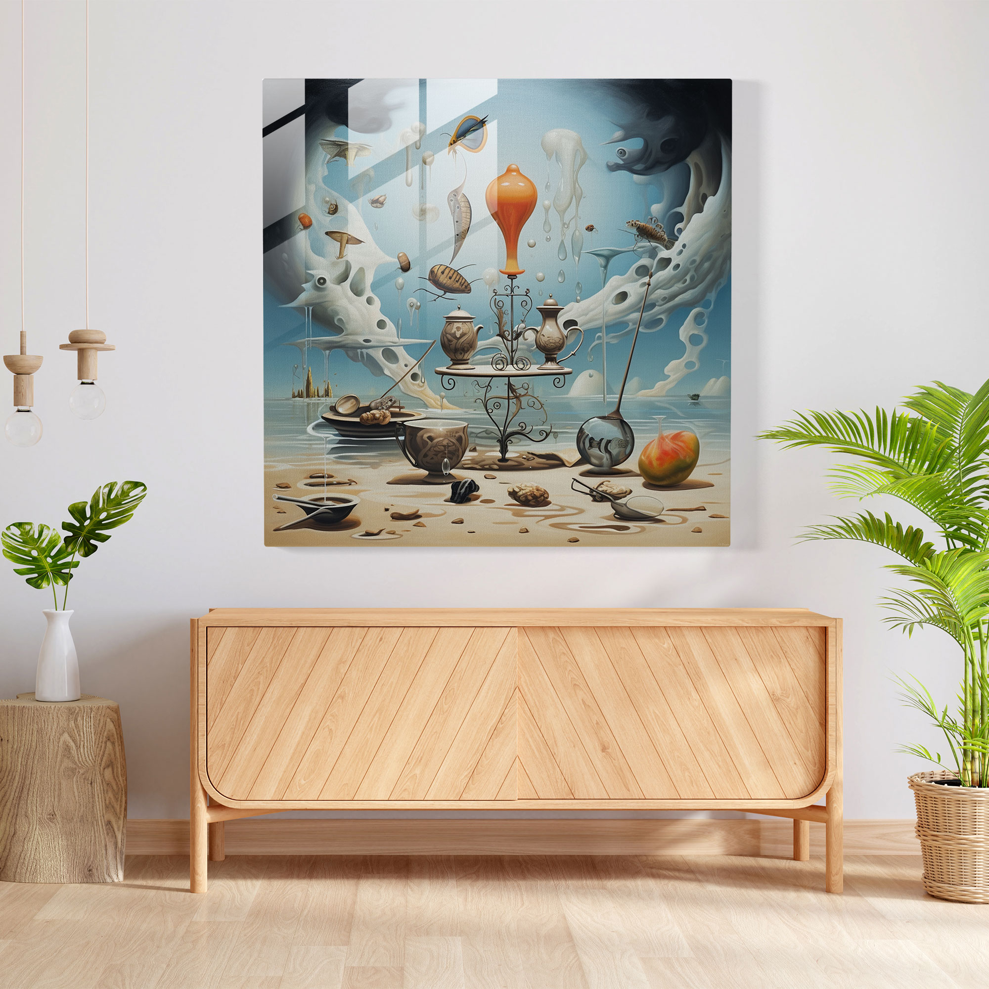 Imaginative Wonders Glass Print - Portrait, Imaginary, Wall Decoration, Glass Wall Art