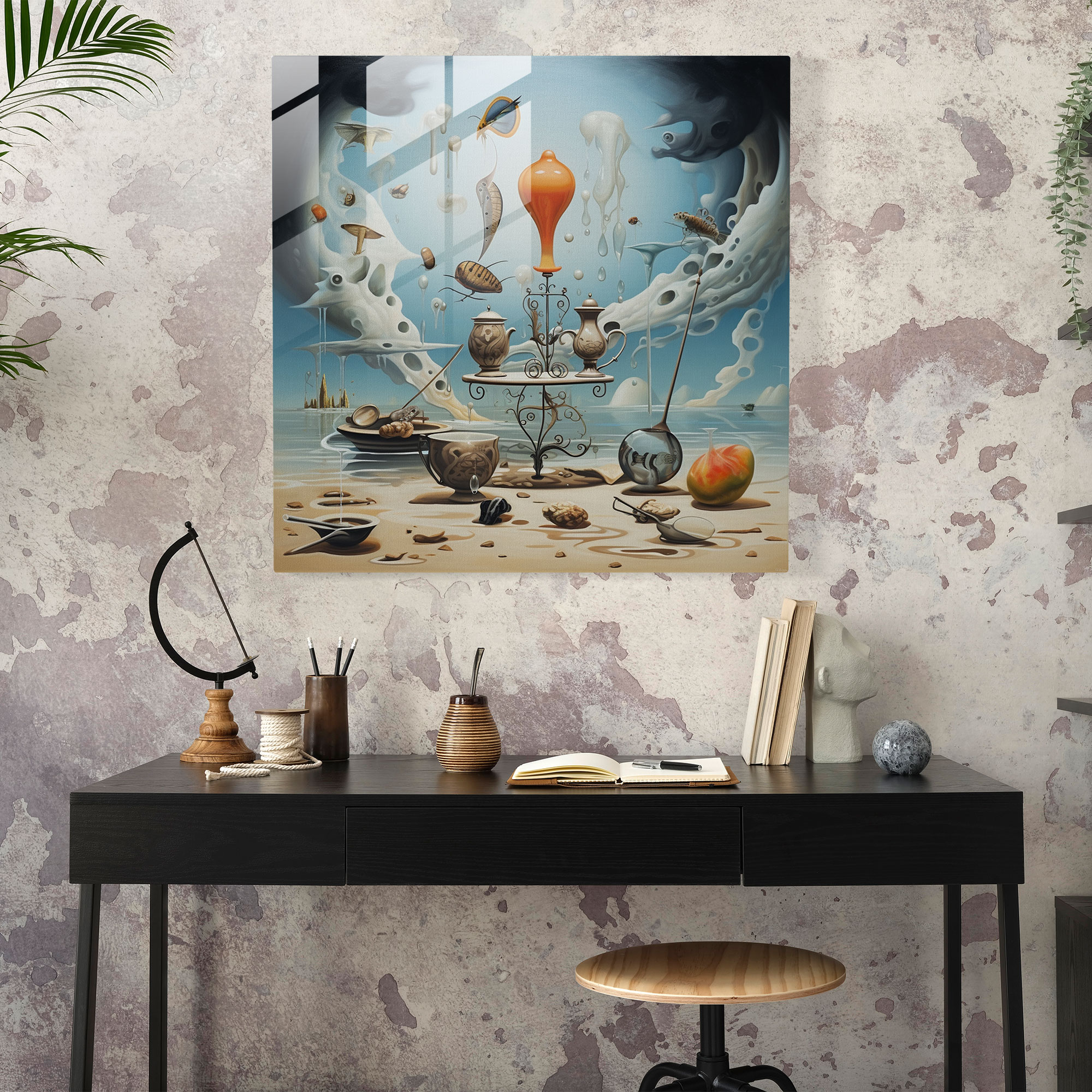 Imaginative Wonders Glass Print - Portrait, Imaginary, Wall Decoration, Glass Wall Art