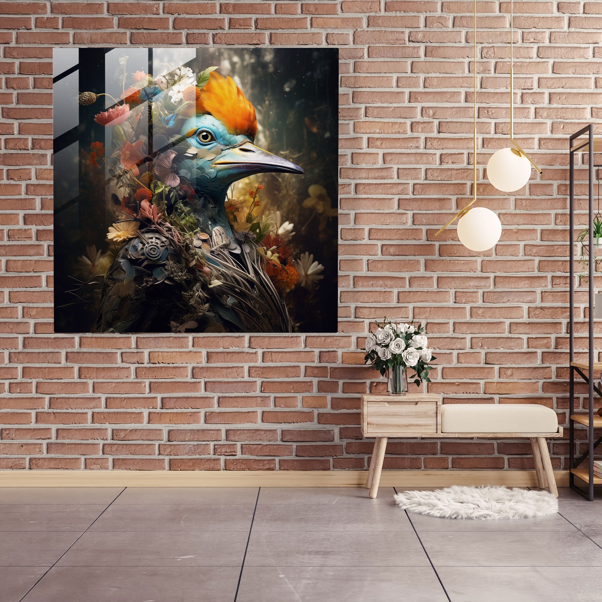 Nature's Puppet Glass Print - Puppet, Glass Print, Mesmerizing, Allure