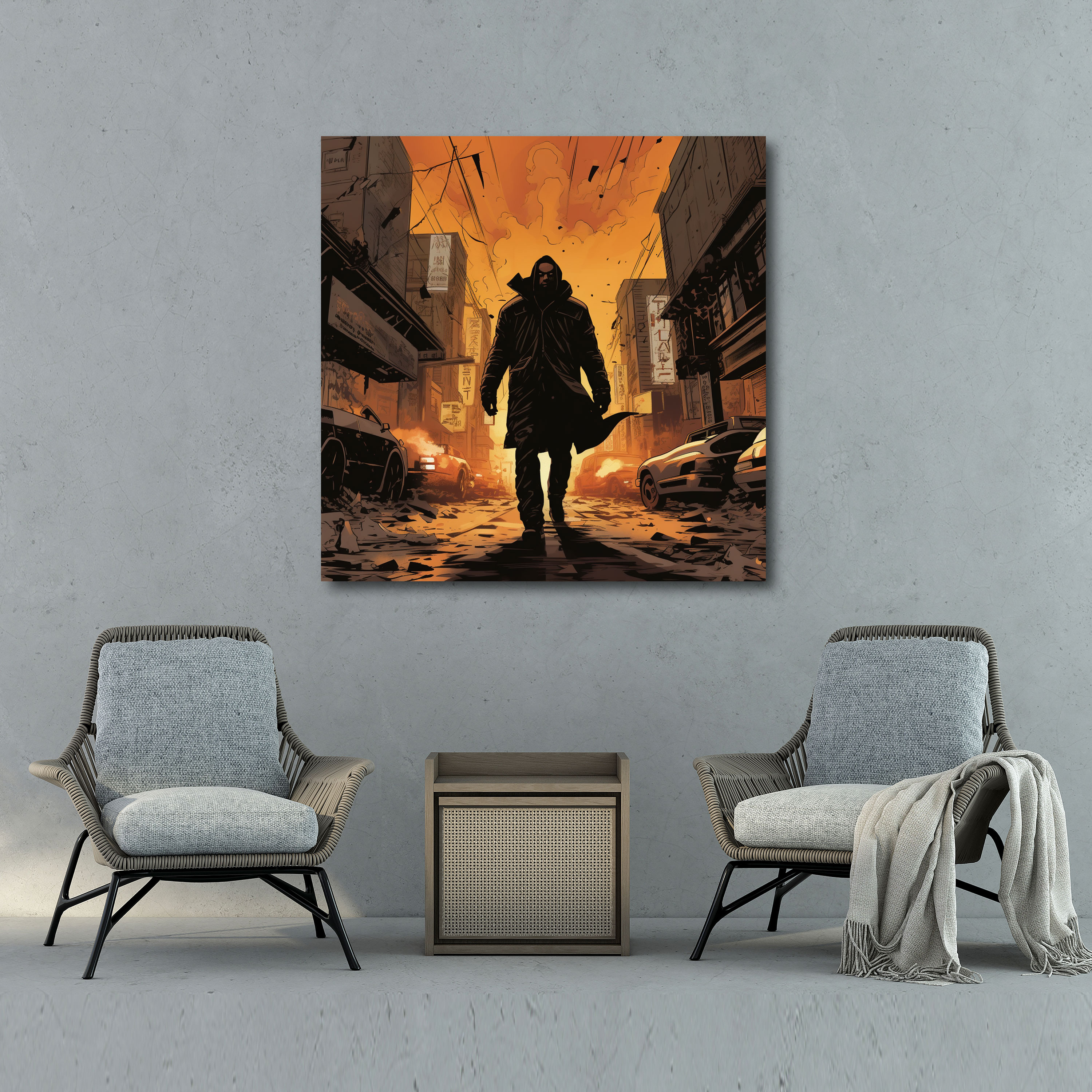 Pulp Fiction Canvas Print - Graphic Novel Anti-Hero - Pulp Fiction, Pulp Fiction, Highest Quality Materials, Home Decoration