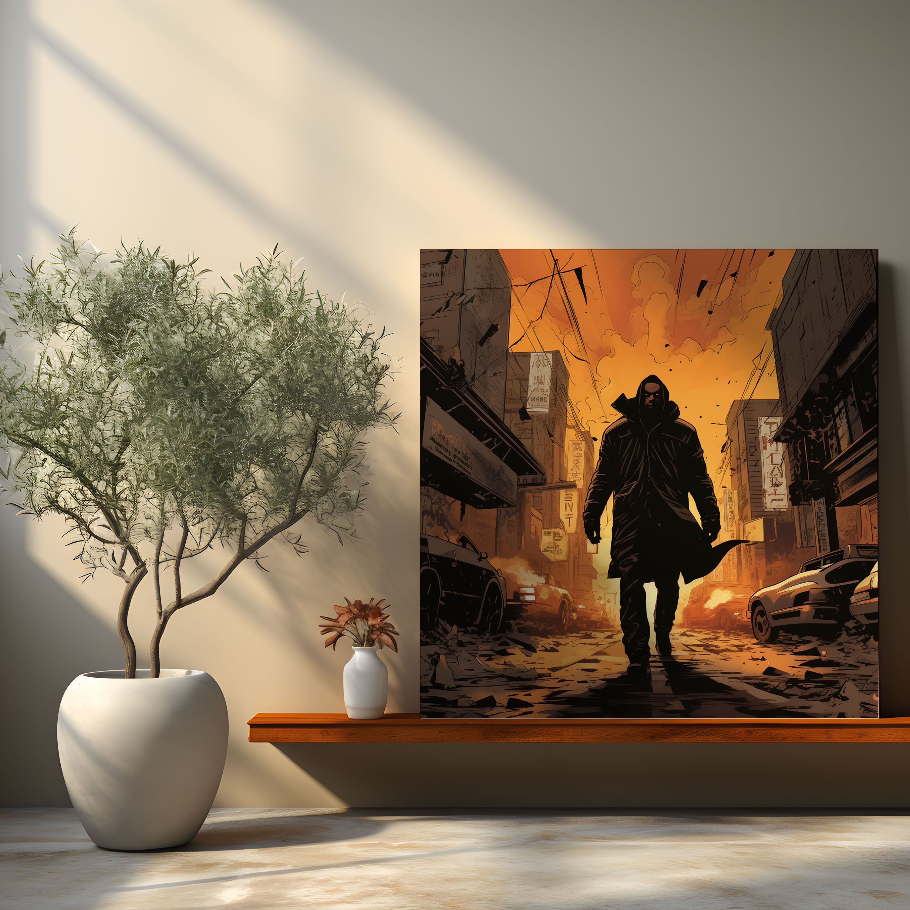 Pulp Fiction Canvas Print - Graphic Novel Anti-Hero - Pulp Fiction, Pulp Fiction, Highest Quality Materials, Home Decoration
