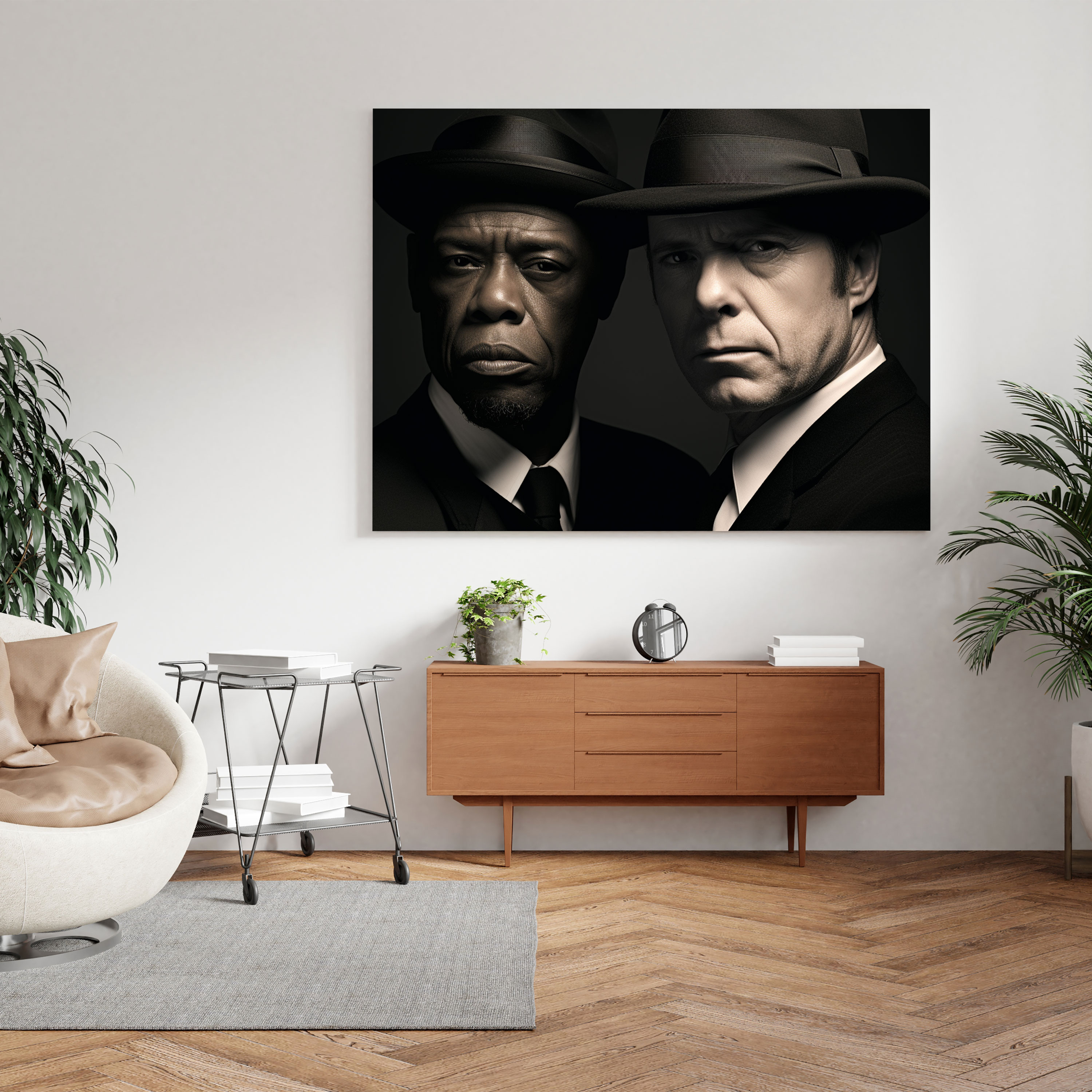 Pulp Fiction Wall Decoration - Pulp Fiction, Film Noir Photography, Canvas, Pulp Fiction
