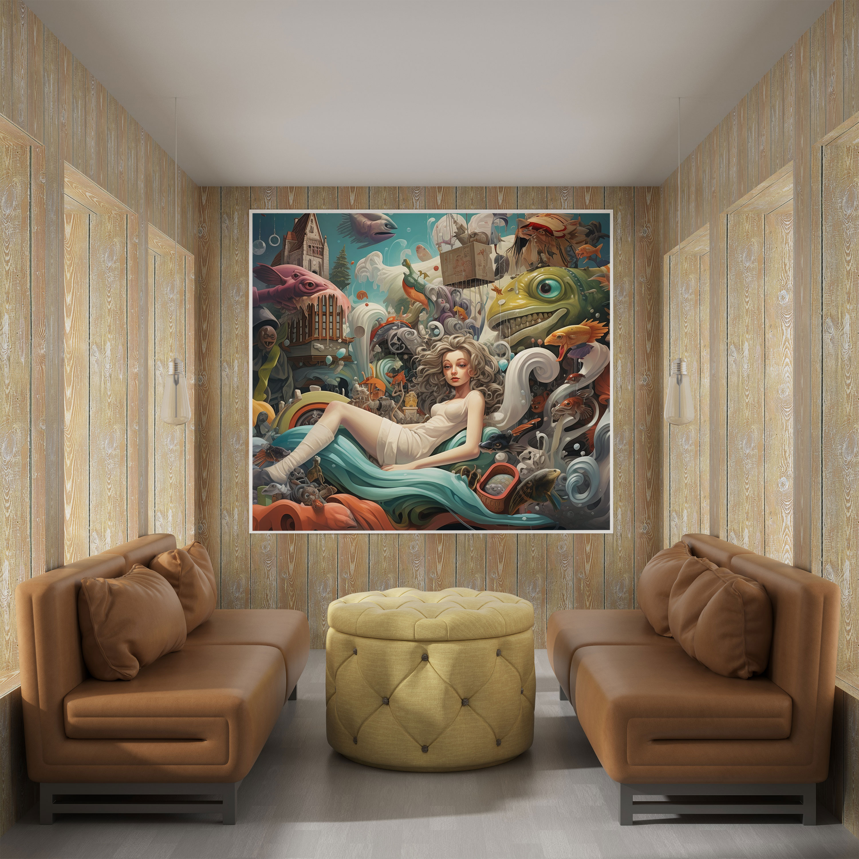 Pulp Fiction Canvas Wall Decoration - Pulp Fiction, Canvas Wall Decoration, Wall Art, Pulp Fiction