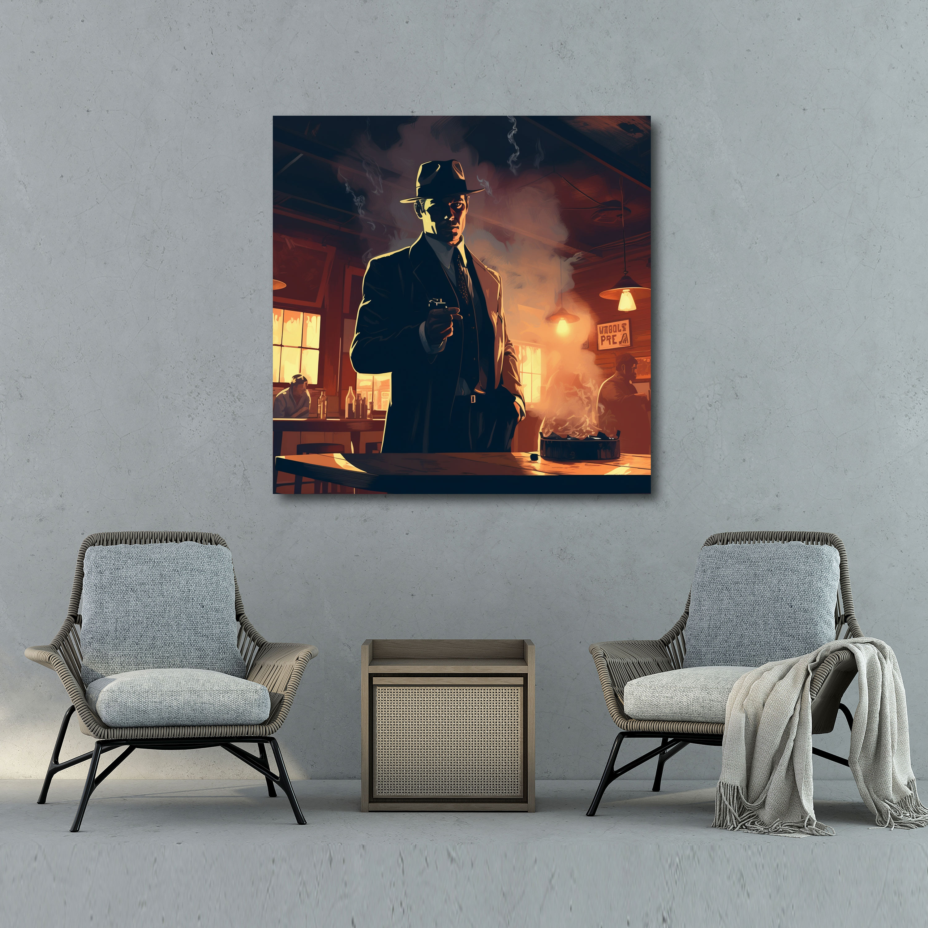 Pulp Fiction Canvas Print - Pulp Fiction, Comic Book, Wall Art, Mobster