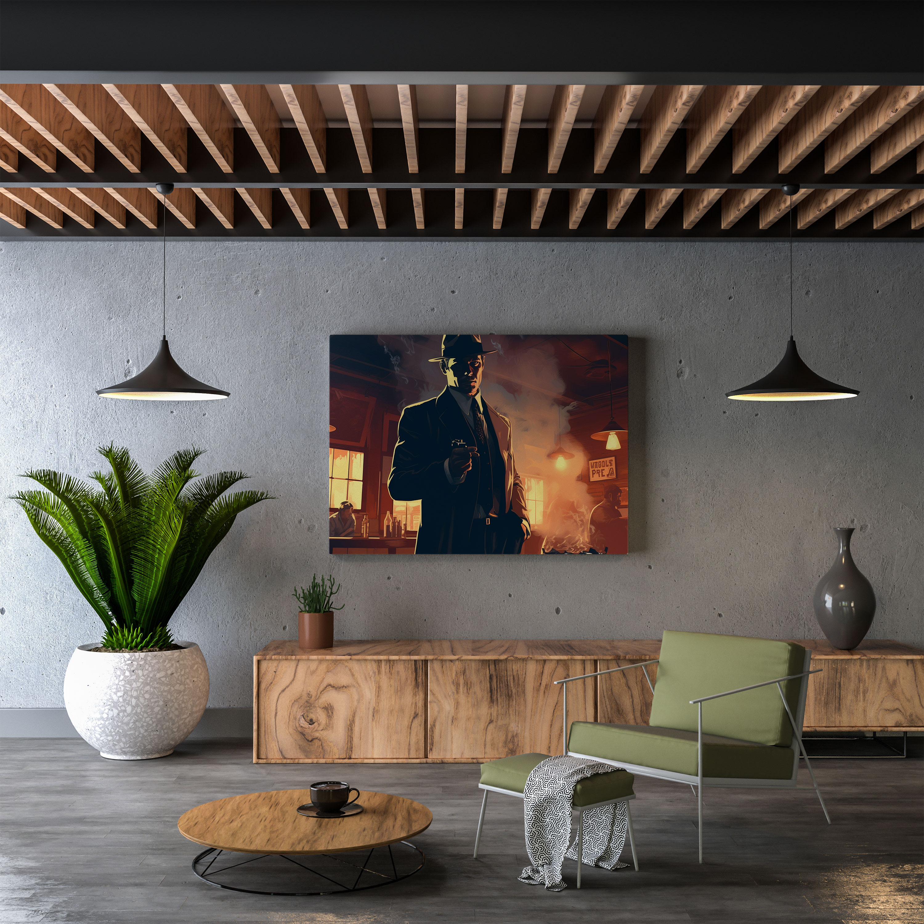 Pulp Fiction Canvas Print - Pulp Fiction, Comic Book, Wall Art, Mobster