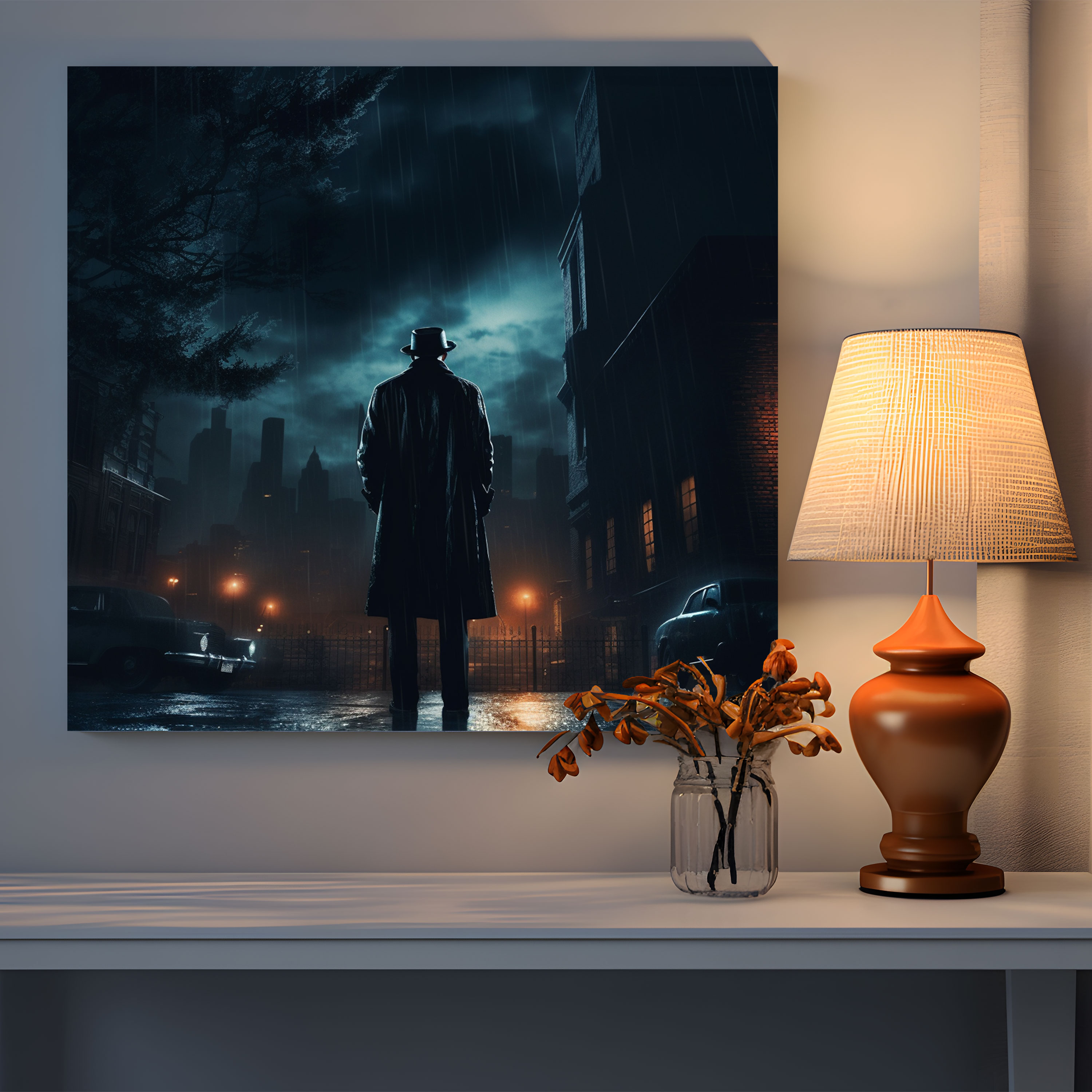 Pulp Fiction Wall Art - Pulp Fiction, Pulp Fiction, Wall Decoration, Streetlamp