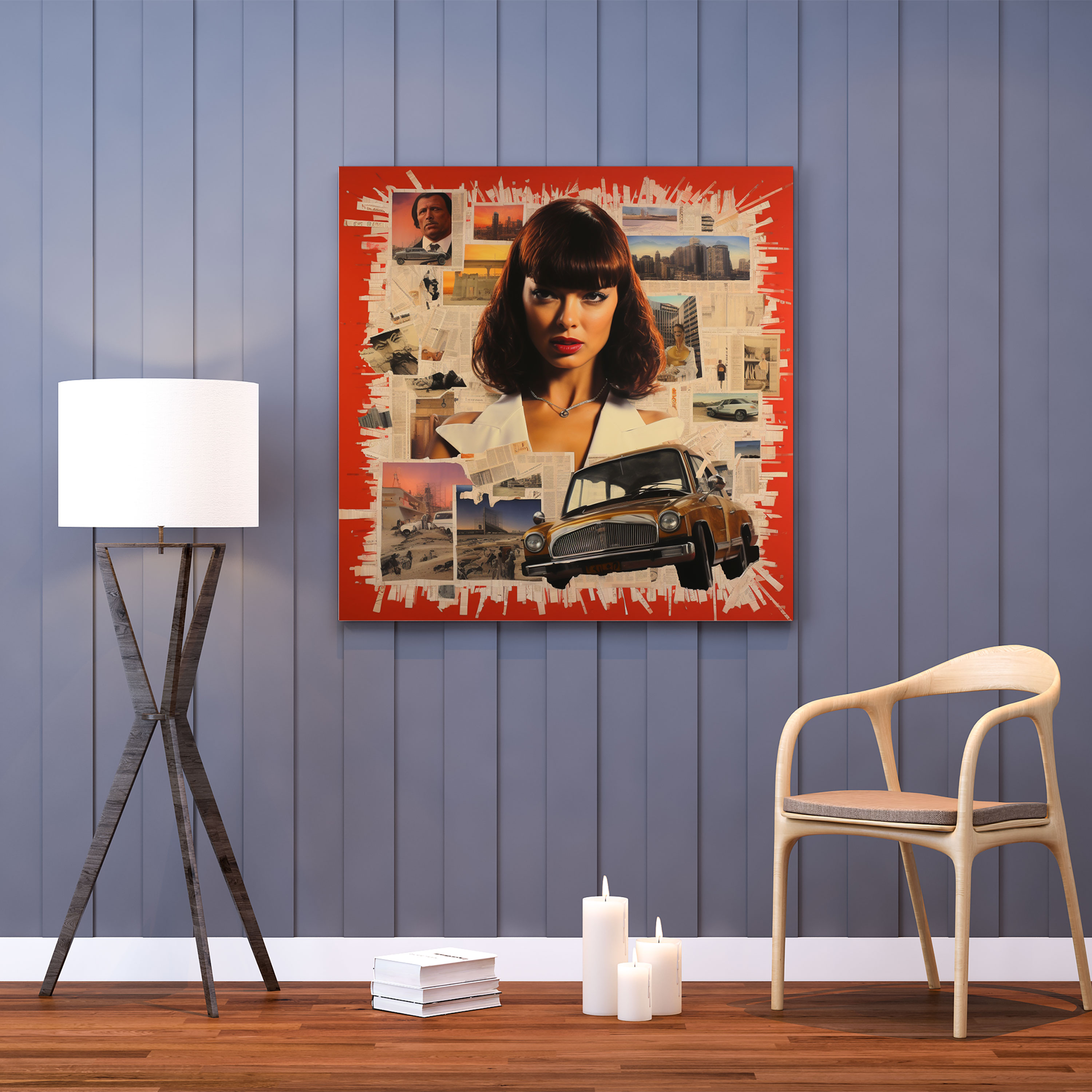 Pulp Fiction Duvar Sanatı - Ev Dekorasyonu için Kanvas Tablo