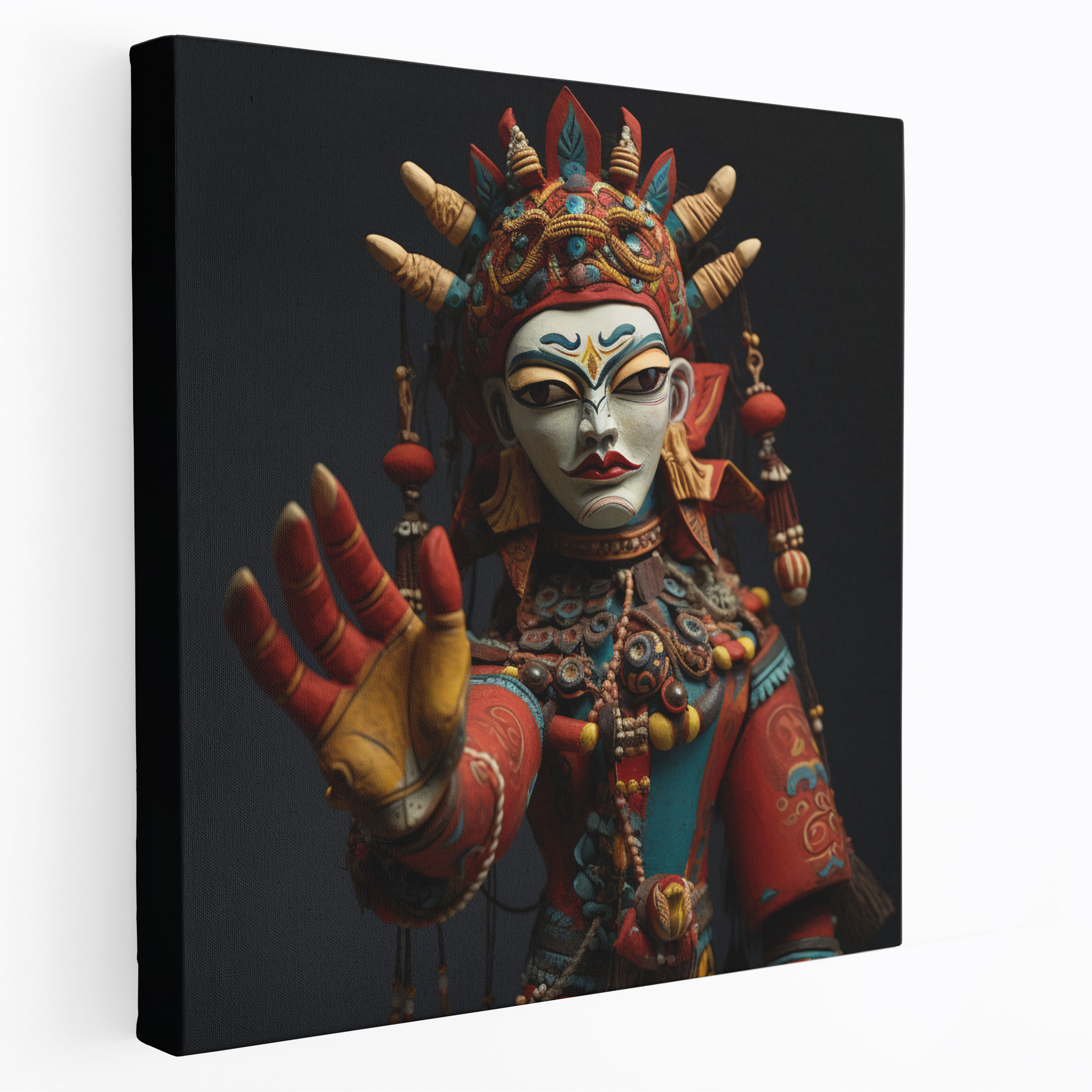 Cultural Puppet Canvas Print - Puppet, Canvas Wall Art, Cultural Symbols, Home Decoration