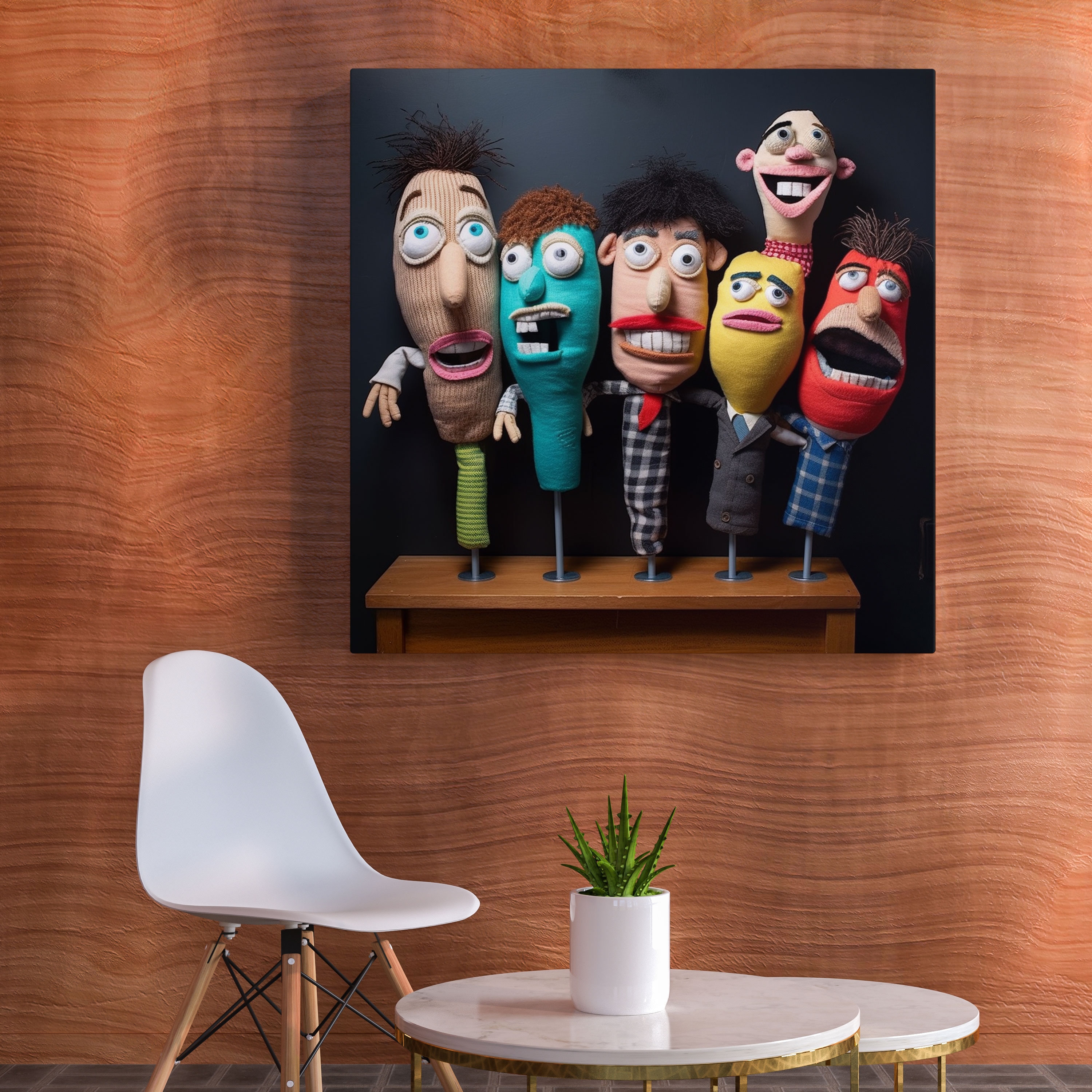 Sock Puppet Wall Art - Puppet, Wall Decoration, Home Decoration, Charming