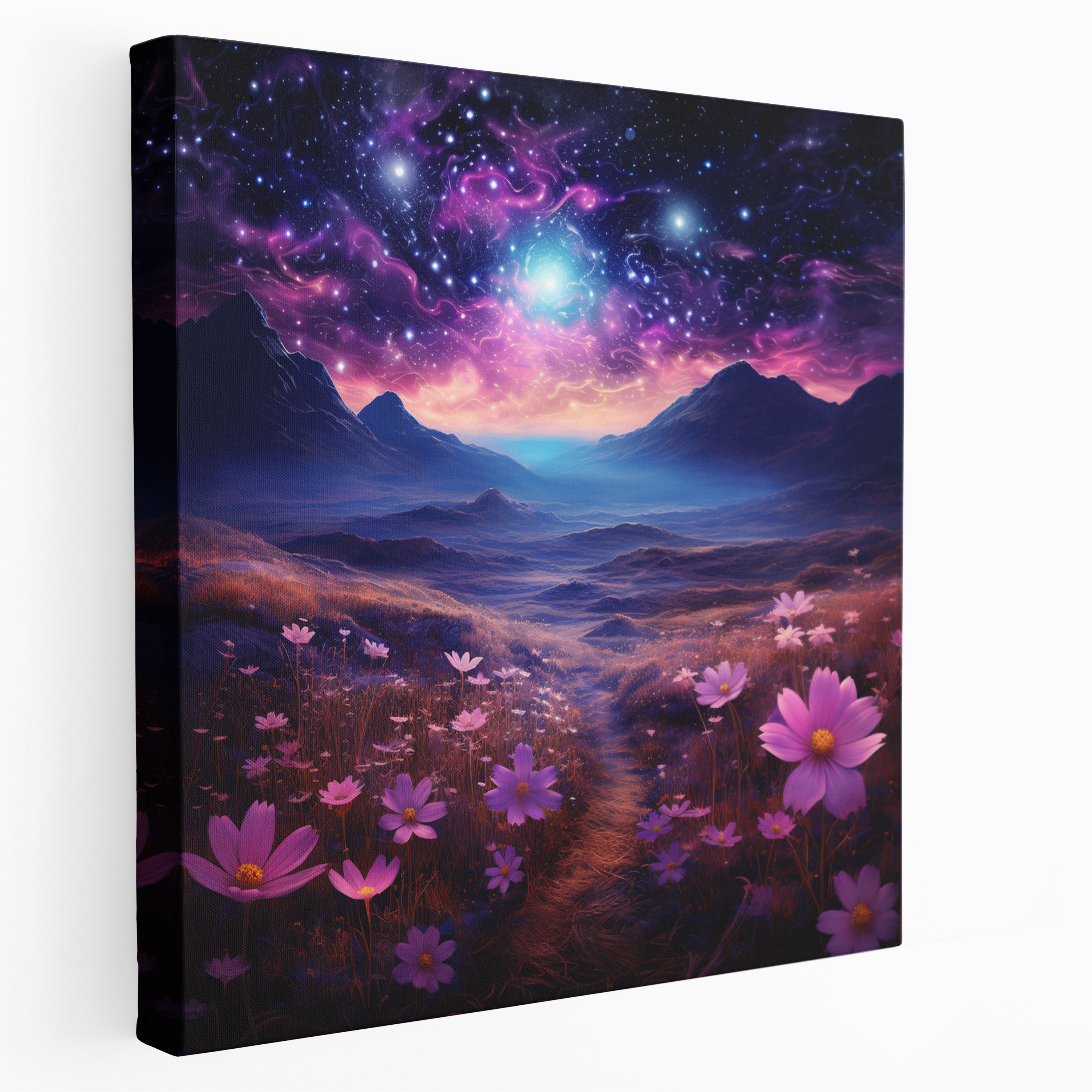 Purple Flower Canvas Print - Purple, Purple Flower Canvas Print, Canvas Wall Art, Purple Wall Art