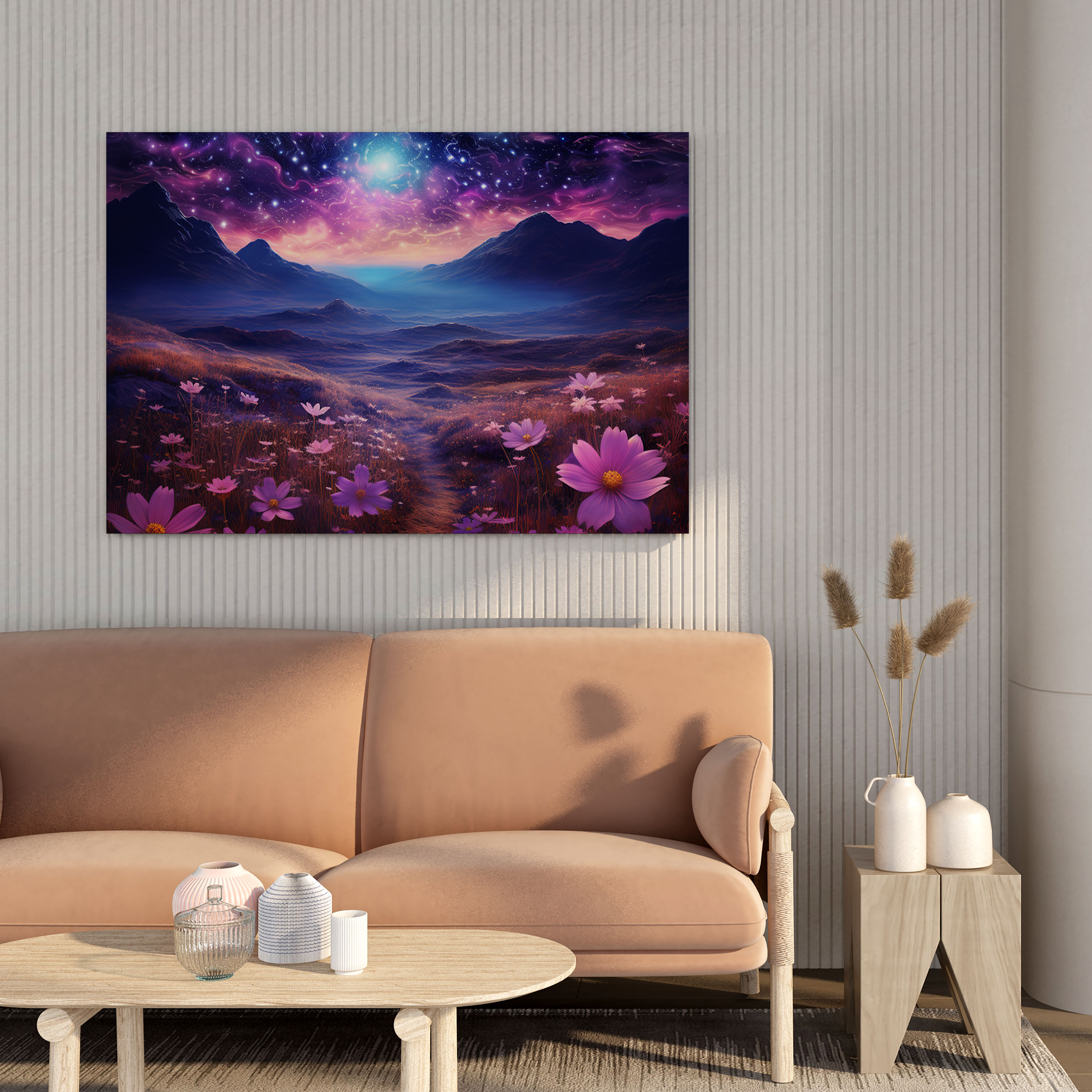 Purple Flower Canvas Print - Purple, Purple Flower Canvas Print, Canvas Wall Art, Purple Wall Art